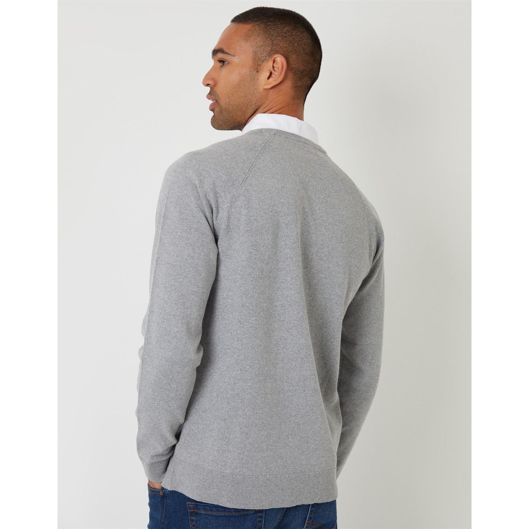 Threadbare Carson Crew Neck Raglan Sleeve Sweater