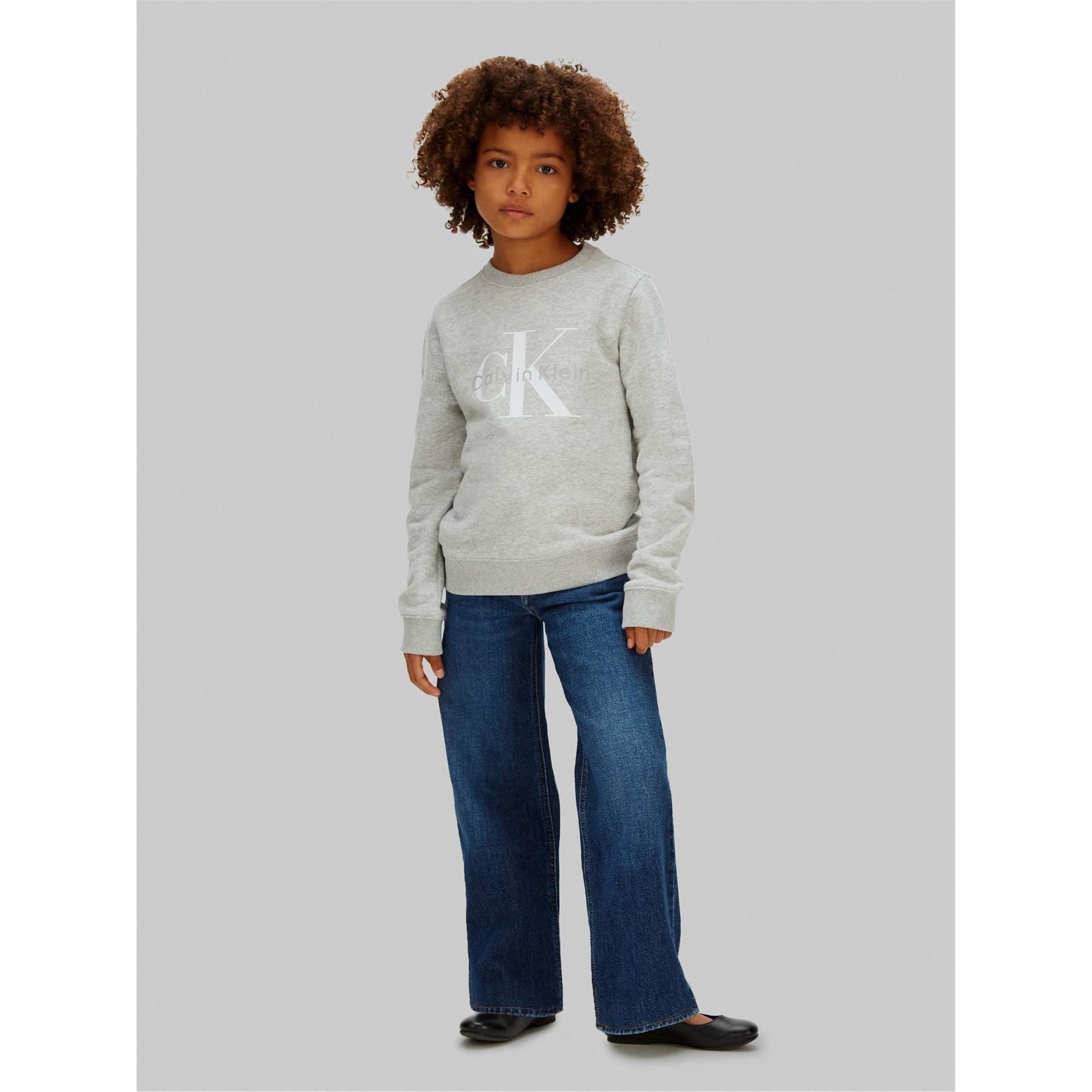 Calvin Klein L Logo Crew Nck Jn63