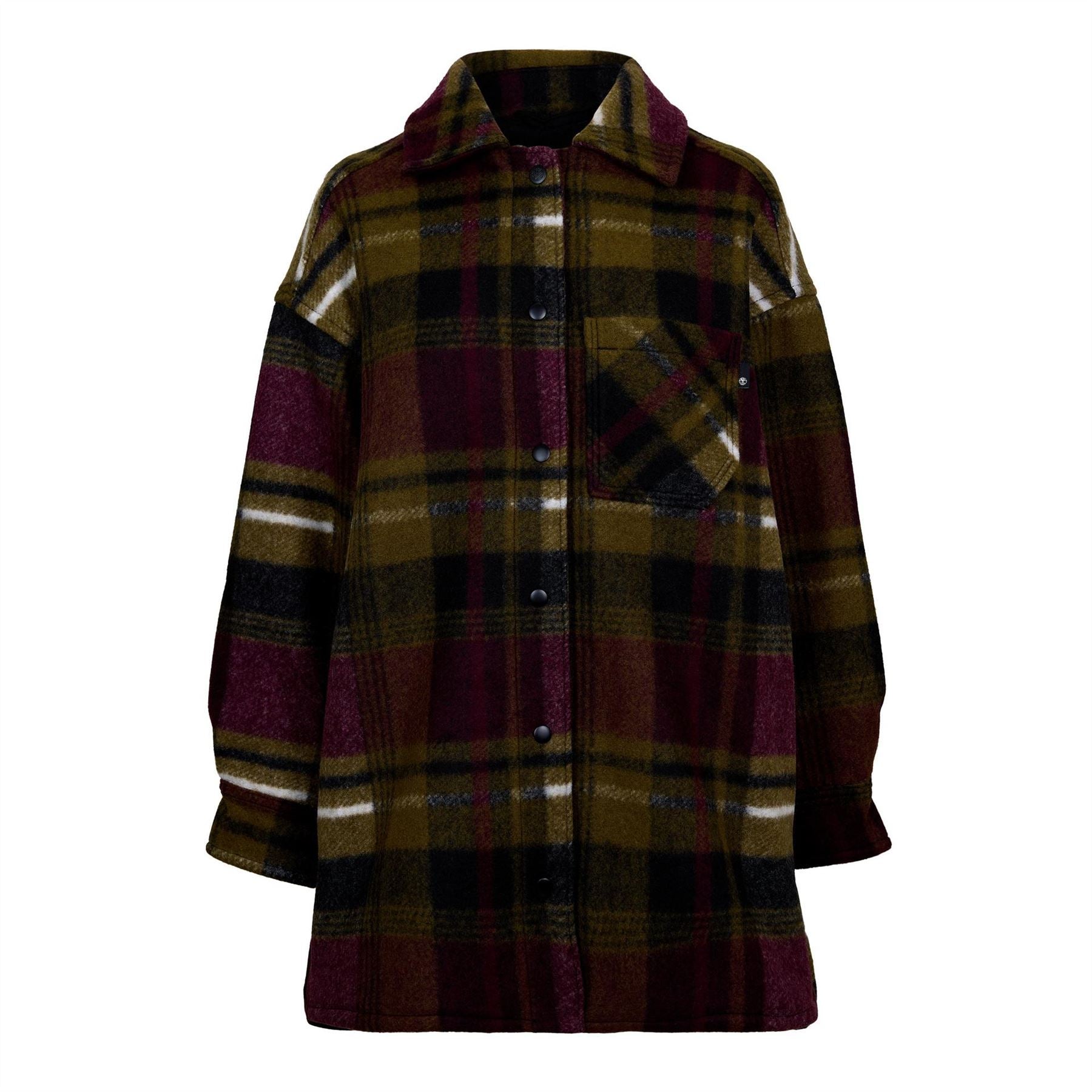 Timberland Wool Shirt Coat Rain Anorak