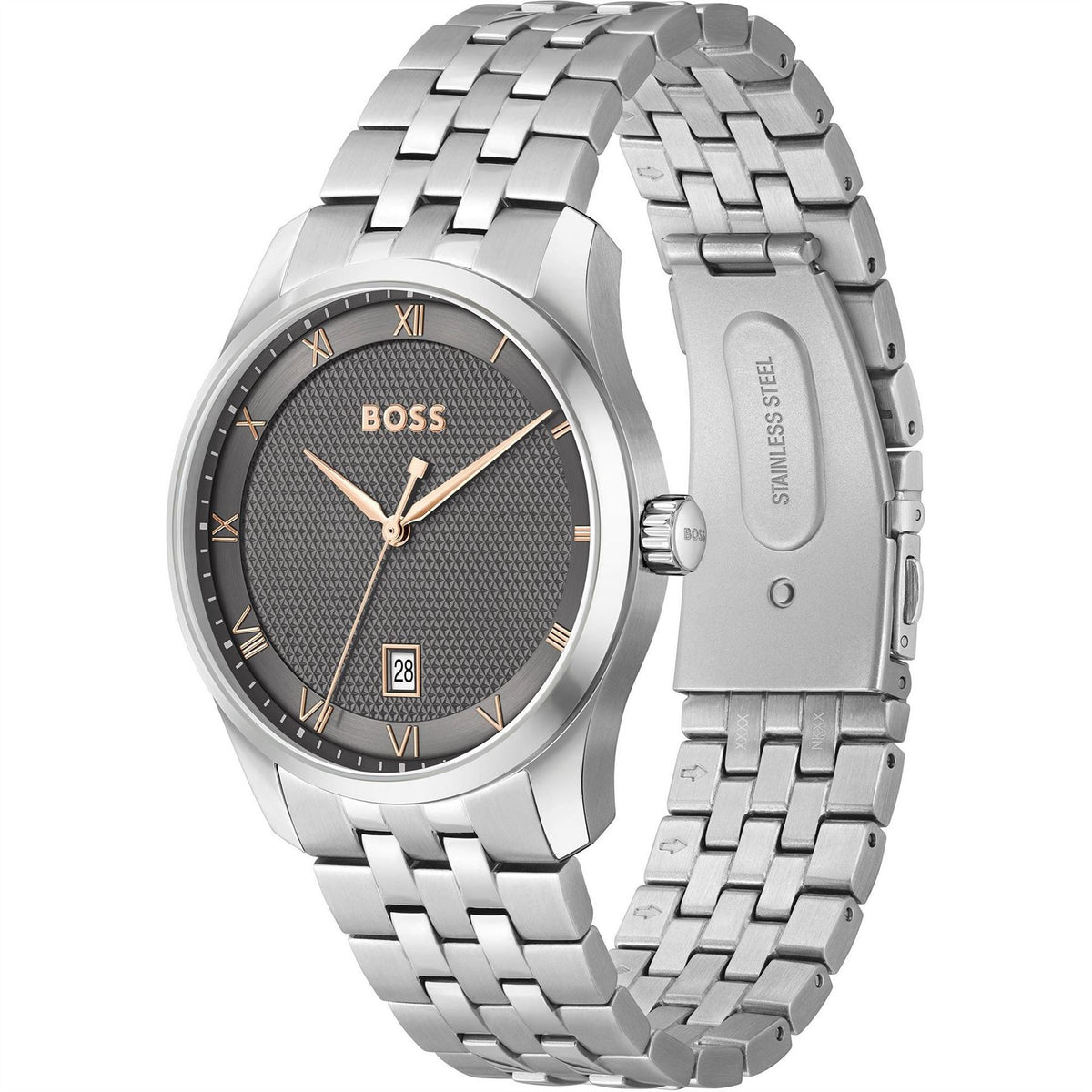 Boss Bssjwl Principle Large Roman Numerals Watch