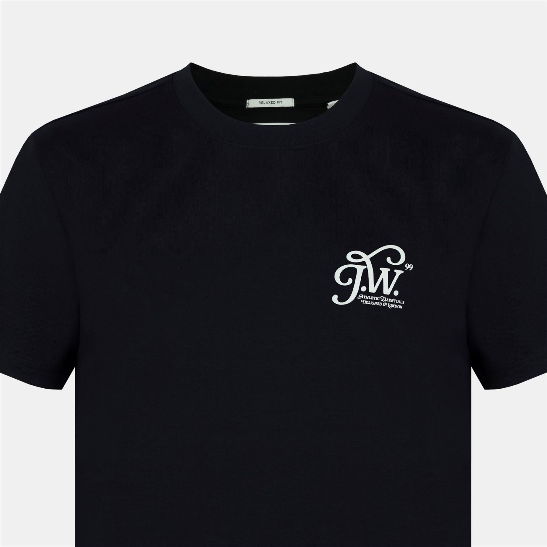 Jack Wills Script Cotton Short Sleeve Crew Neck Oversized T-Shirt