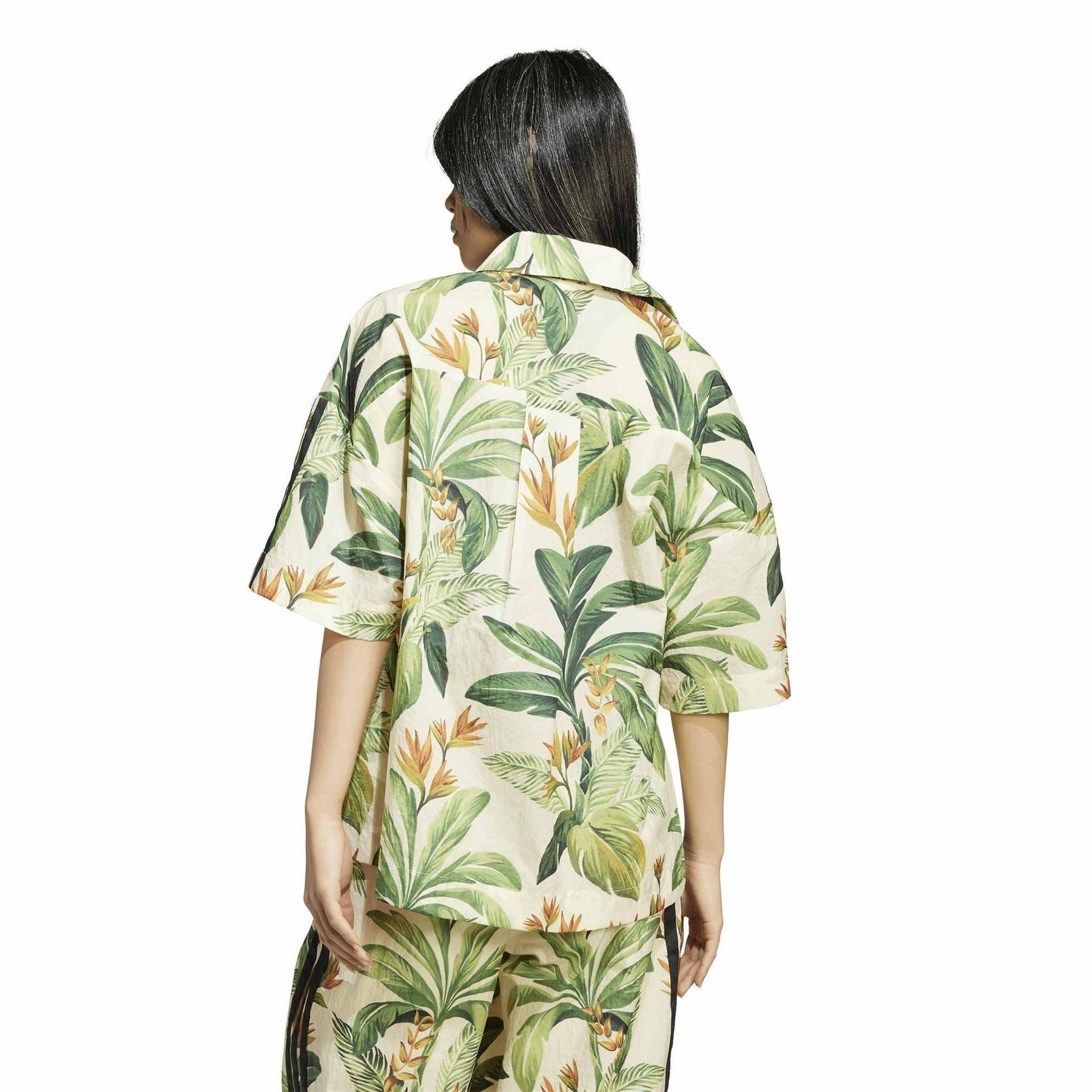 adidas Farm Floral Buddha Collared Short Sleeve Shirt