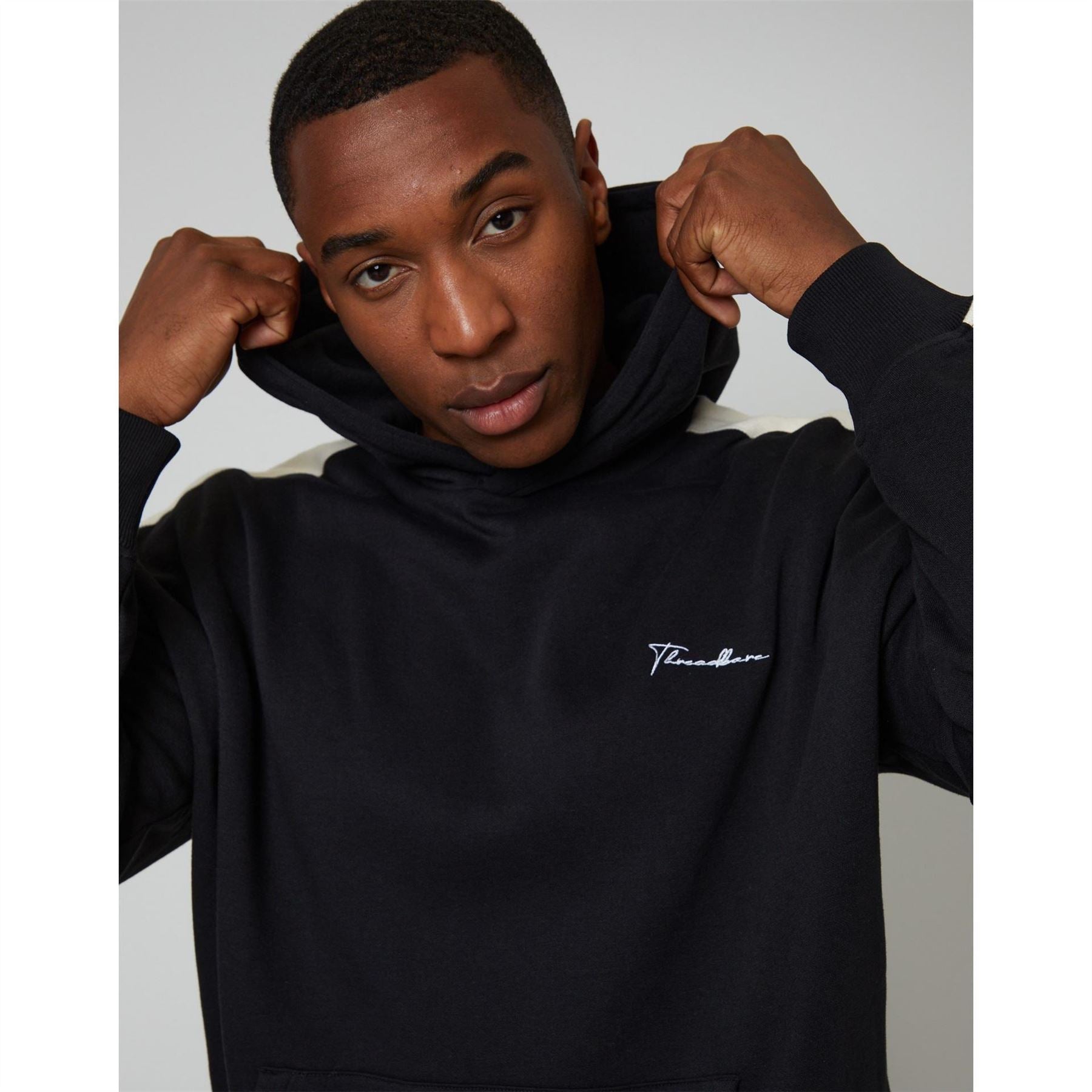 Threadbare Relaxed Fit Knitted Hoodie