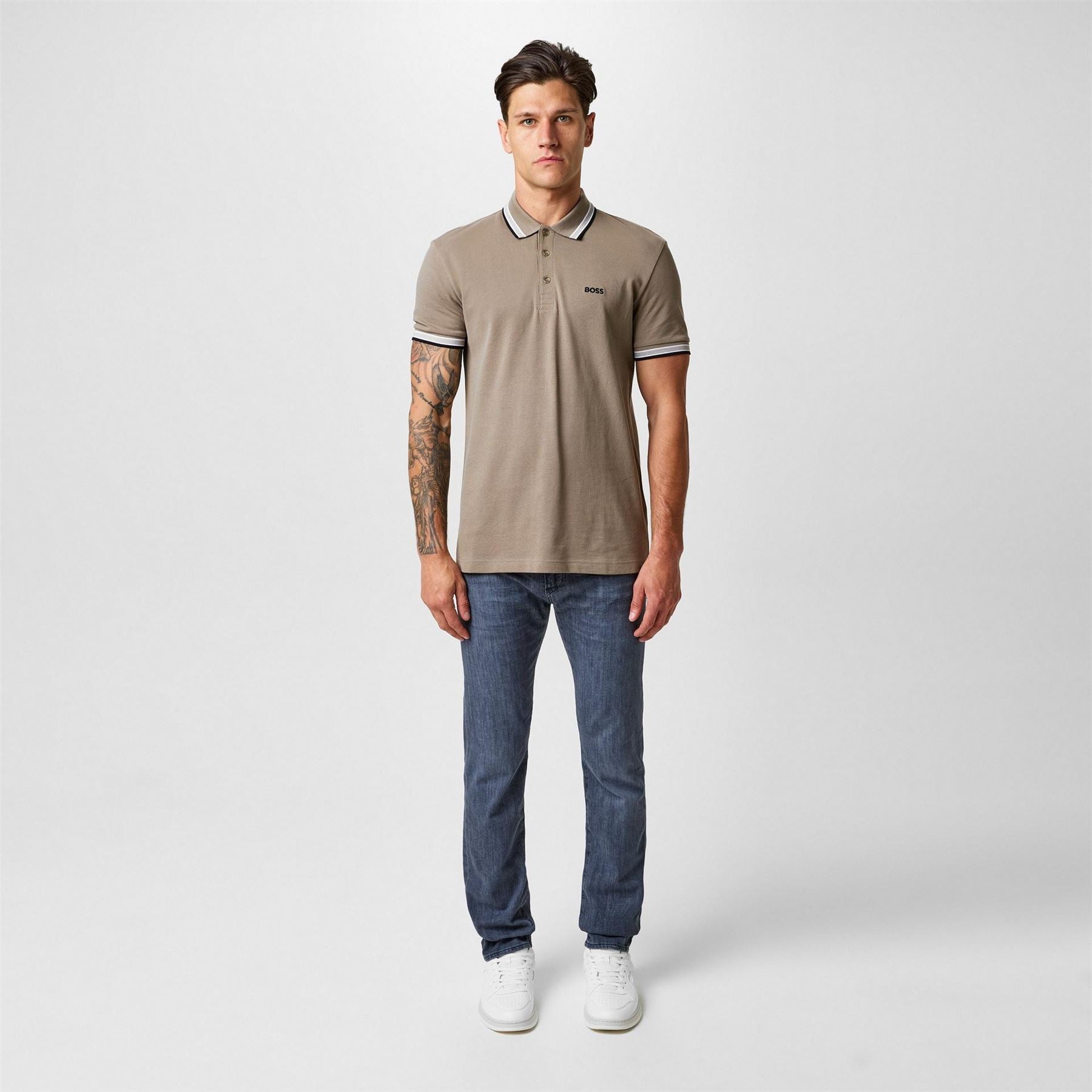 Boss BOSS GREEN Paddy Polo Shirt with Contrast Tipping