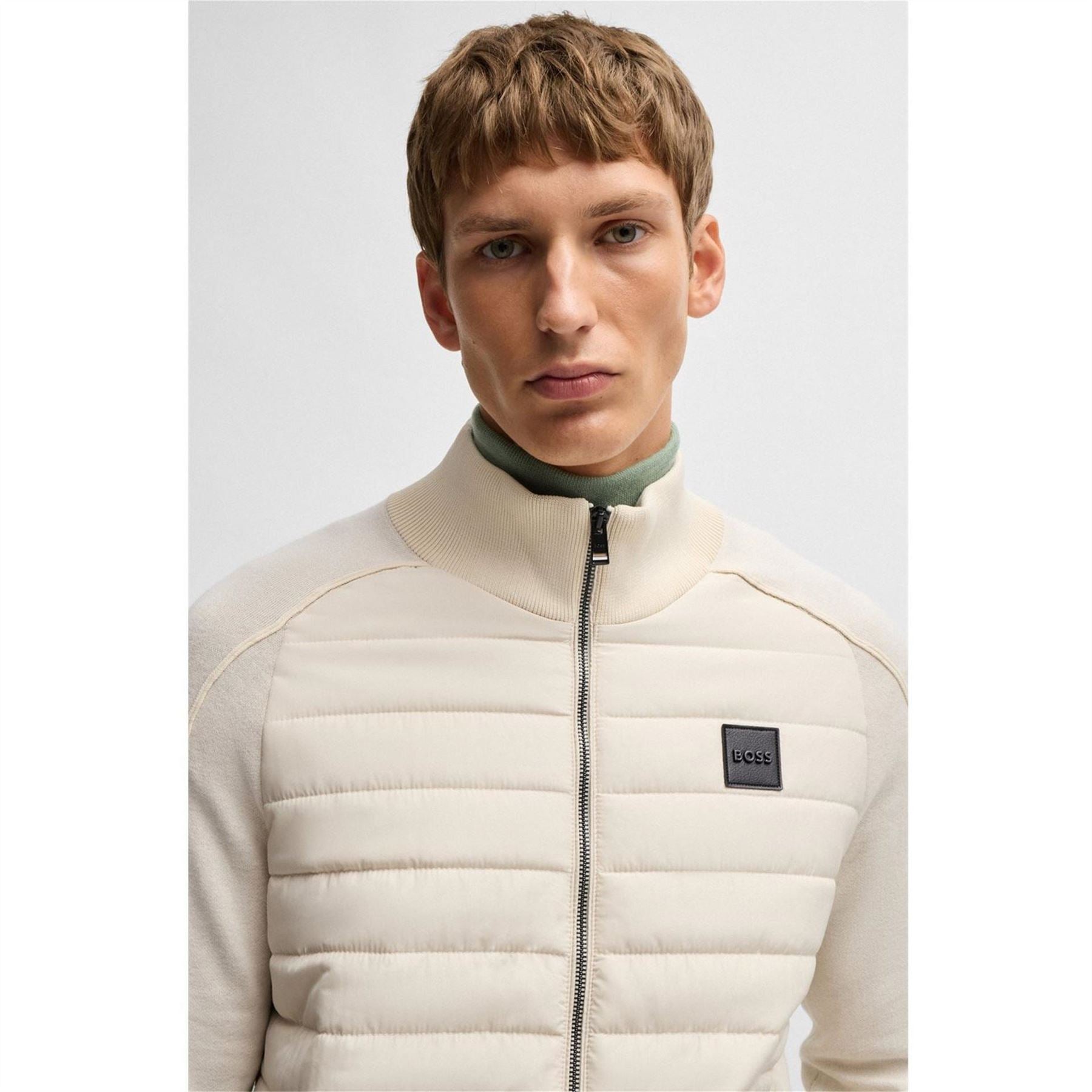 Boss Esfero Hybrid Mock Neck Jacket