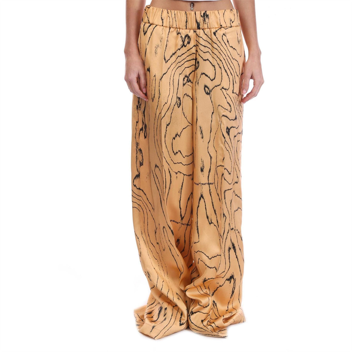 Off White Pull On Pants