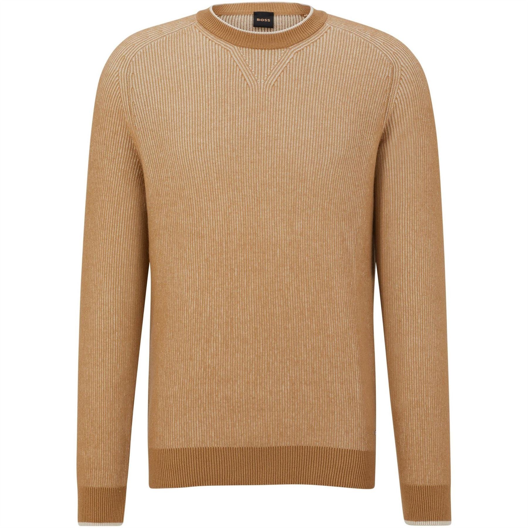 Boss Crew Neck Raglan Sleeve Long Sweater