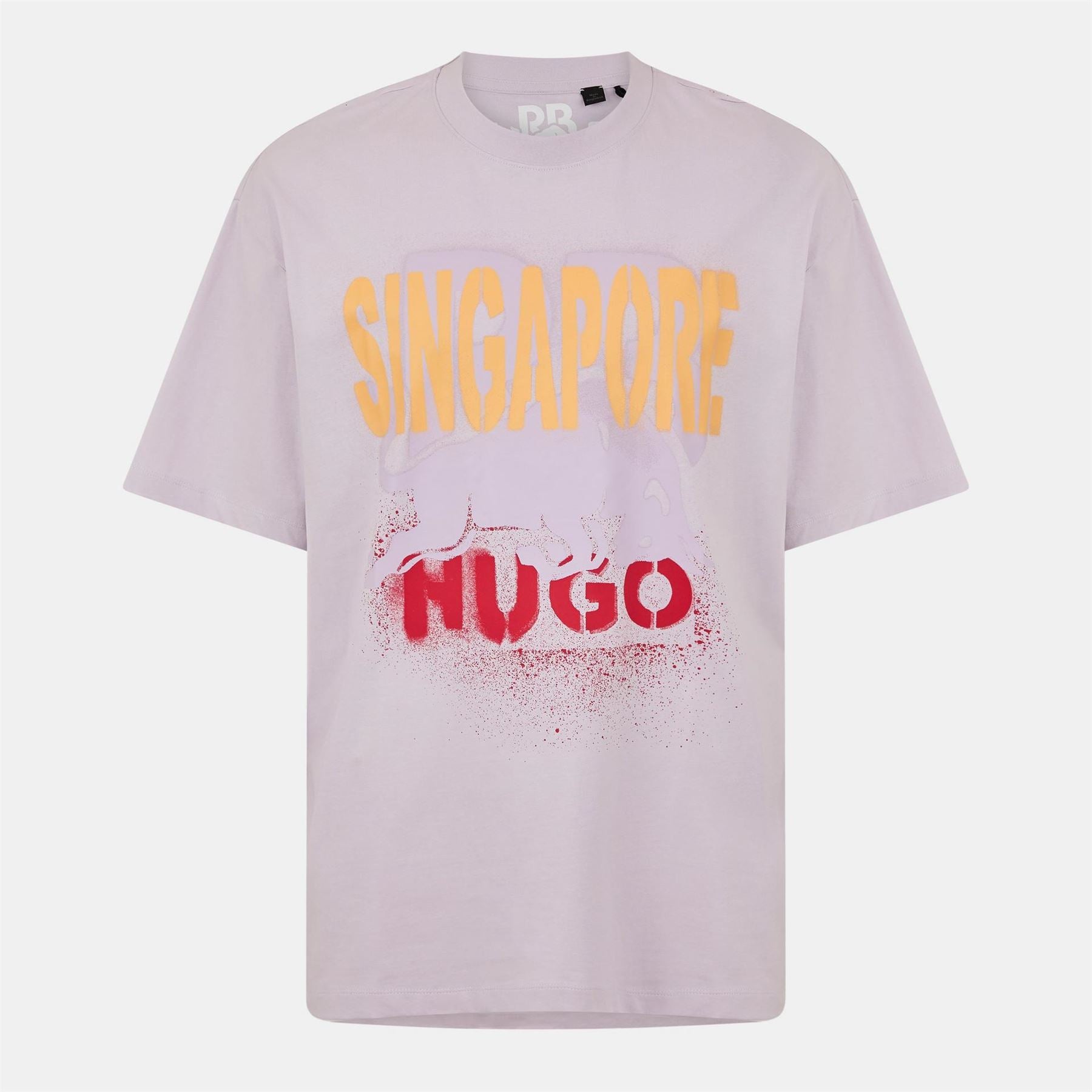 Hugo Singapore Lettering Regular Fit T-Shirt