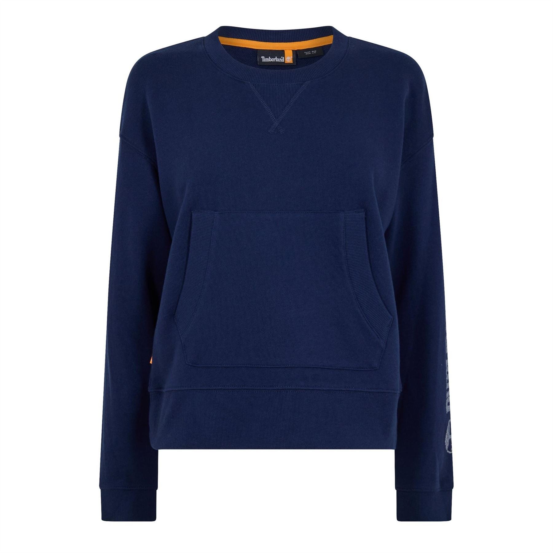 Timberland Crew Neck Long Sleeve Kangaroo Pocket Sweatshirt