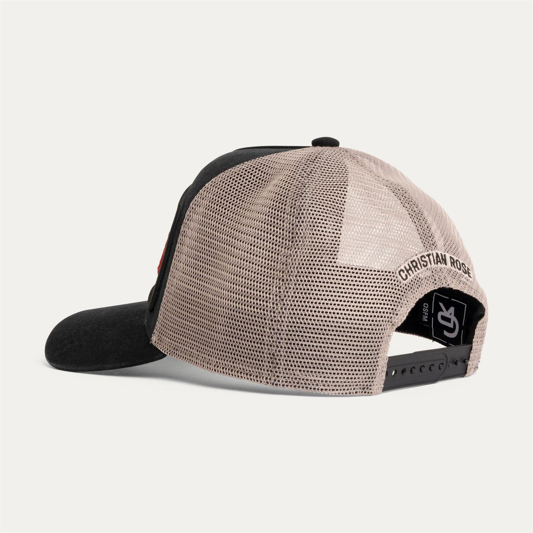 Christian Rose Iconic Ii Plate Trucker Cap