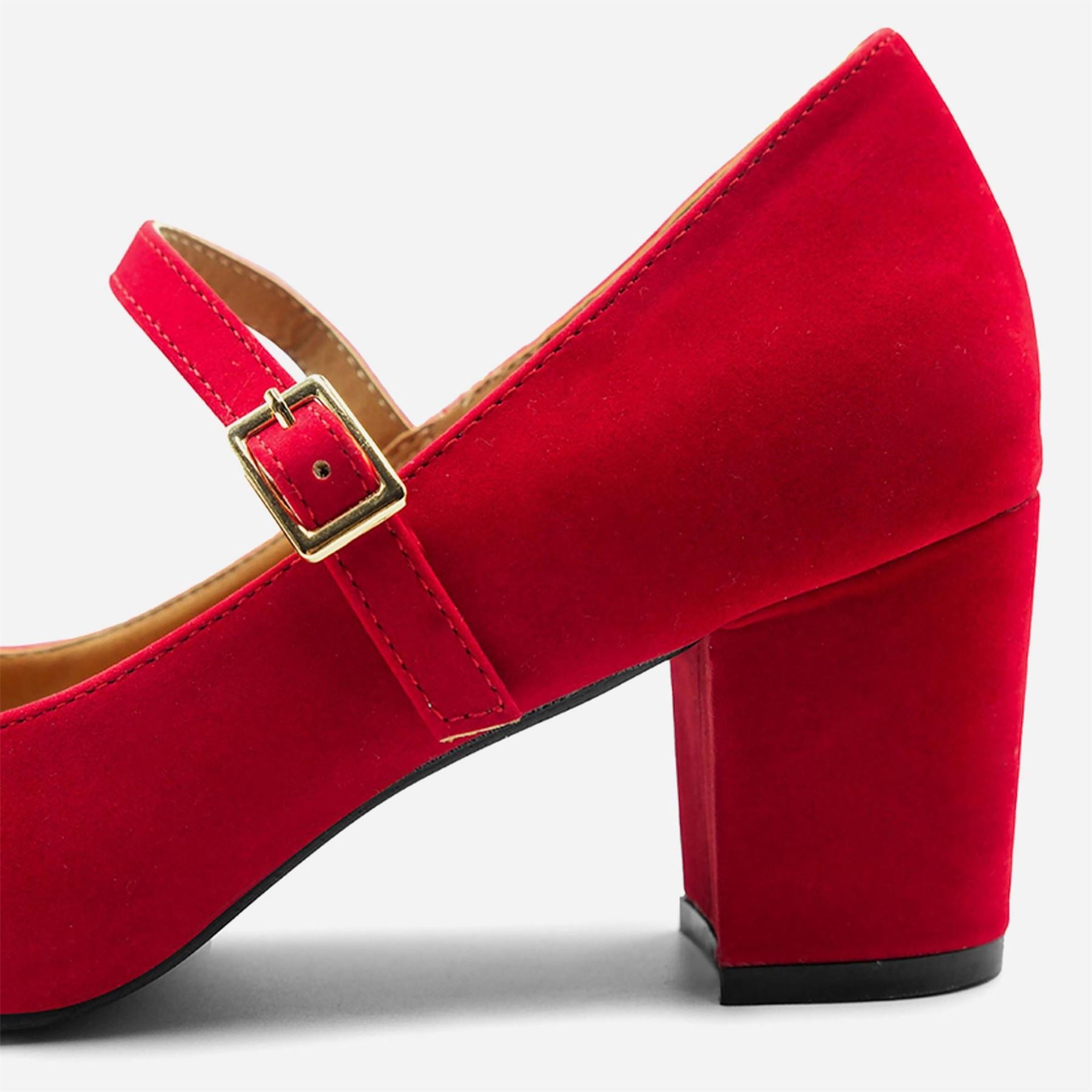 Wheres That From Block Heel Mary Jane Pumps Ladies