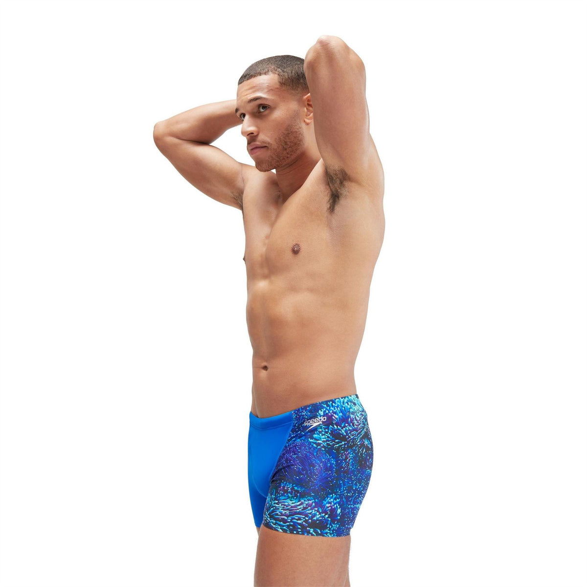 Speedo Mens All Over Print V Cut Aquashorts