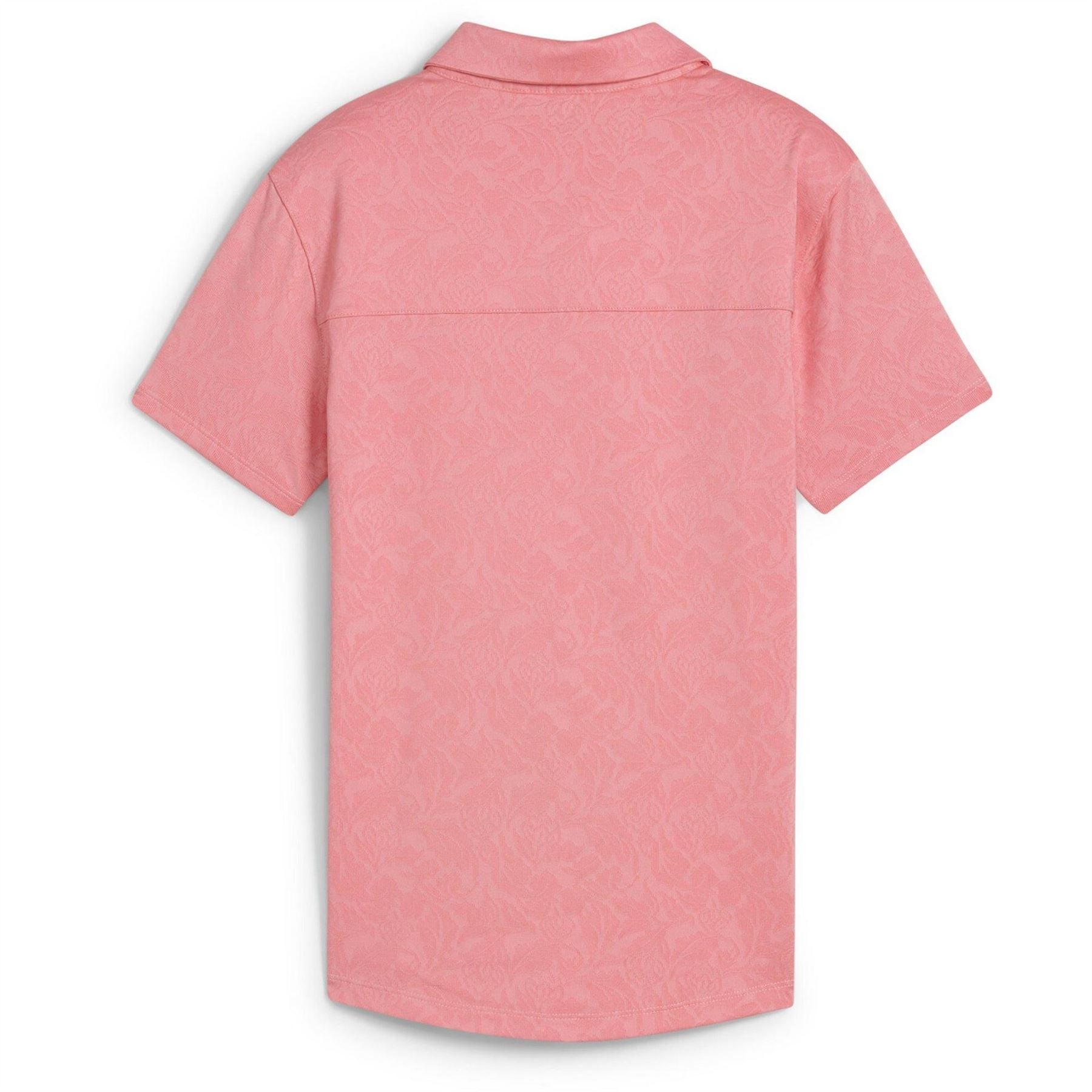 Puma Womens W Mattr Lianas Jacquard Ss Polo Shirt