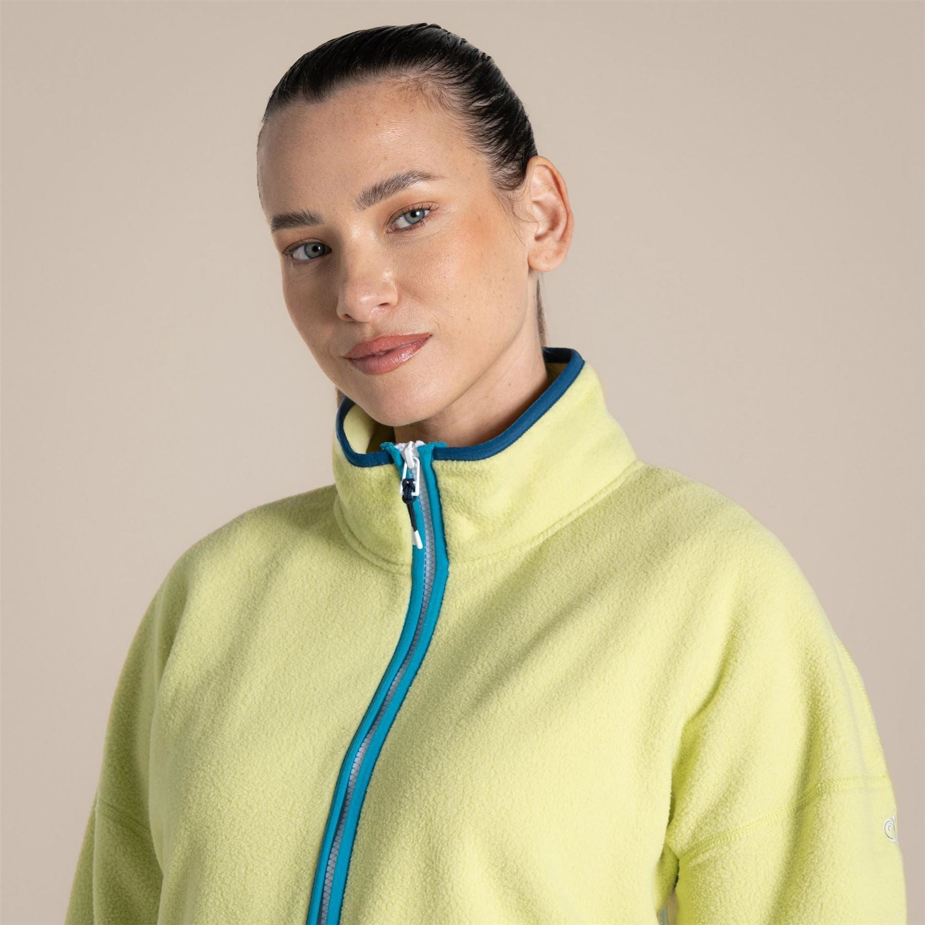 Craghoppers Zipped Pocket Funnel Neck Long Sleeve Sweatshirt