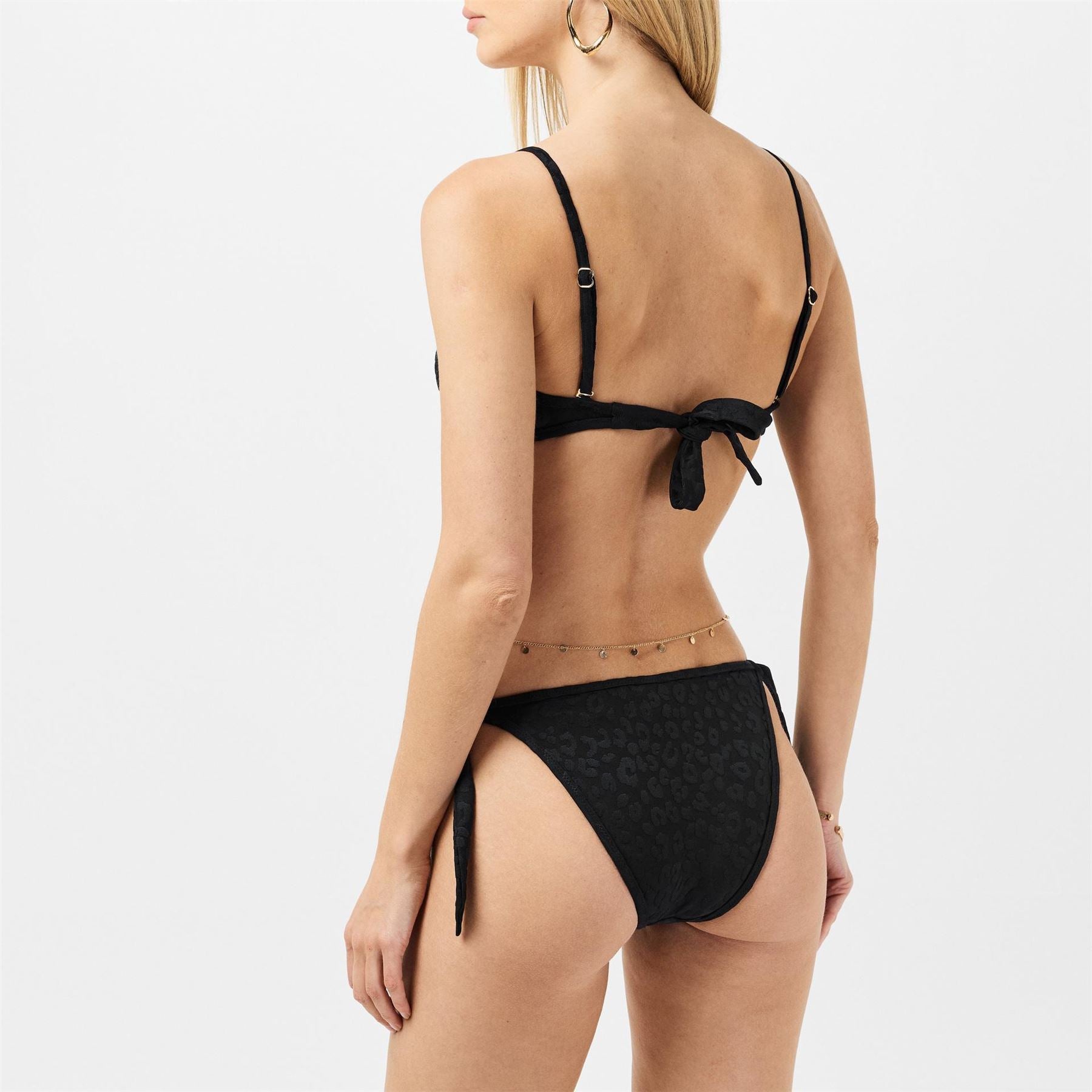Chelsea Peers Animal Patterned Bandeau Bikini Top