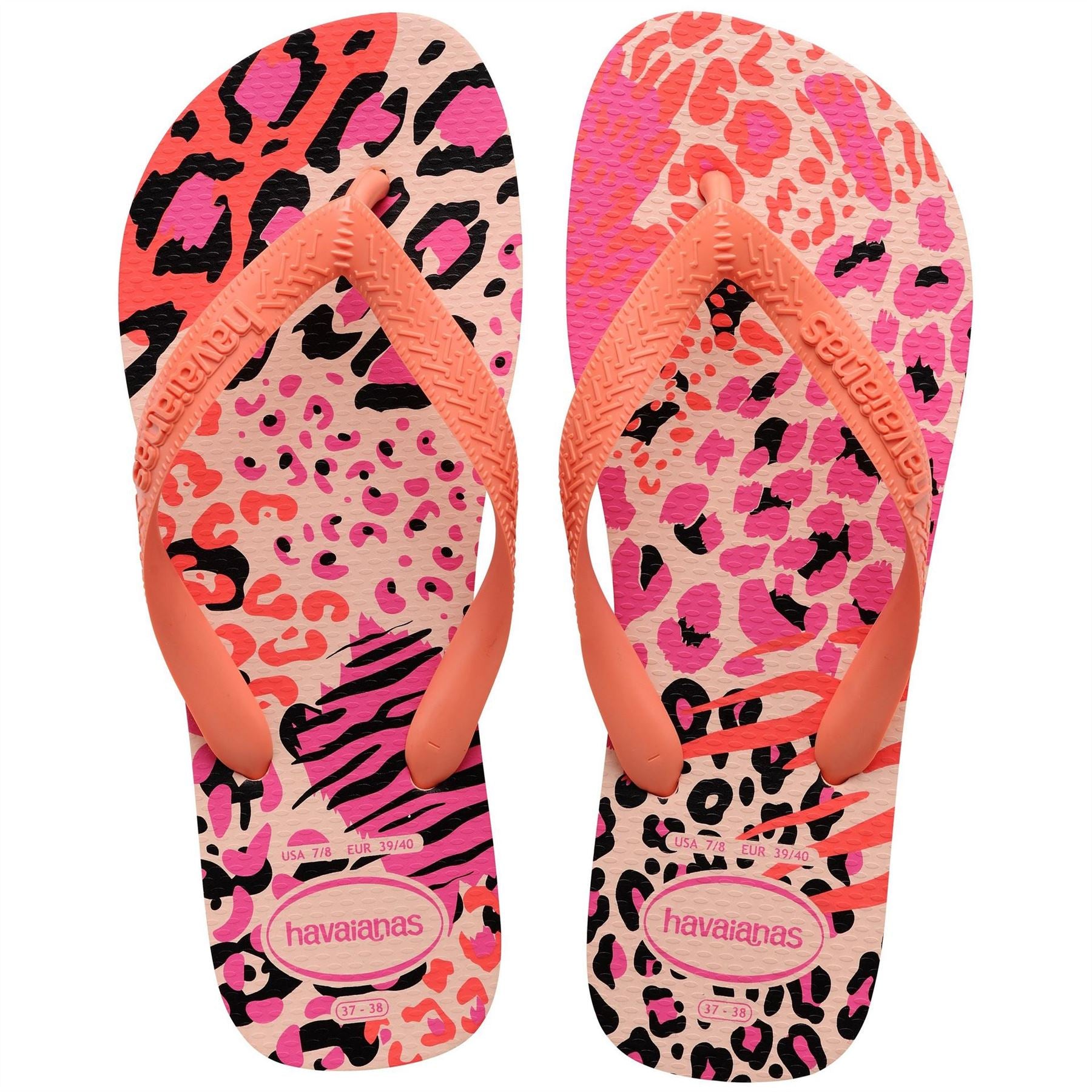 Havaianas Top Animals Grey Silver Flip Flops