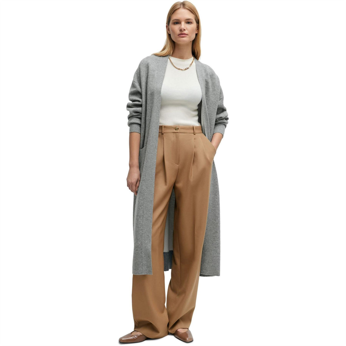 Boss V-Neck Long Sleeve Dressing Gown