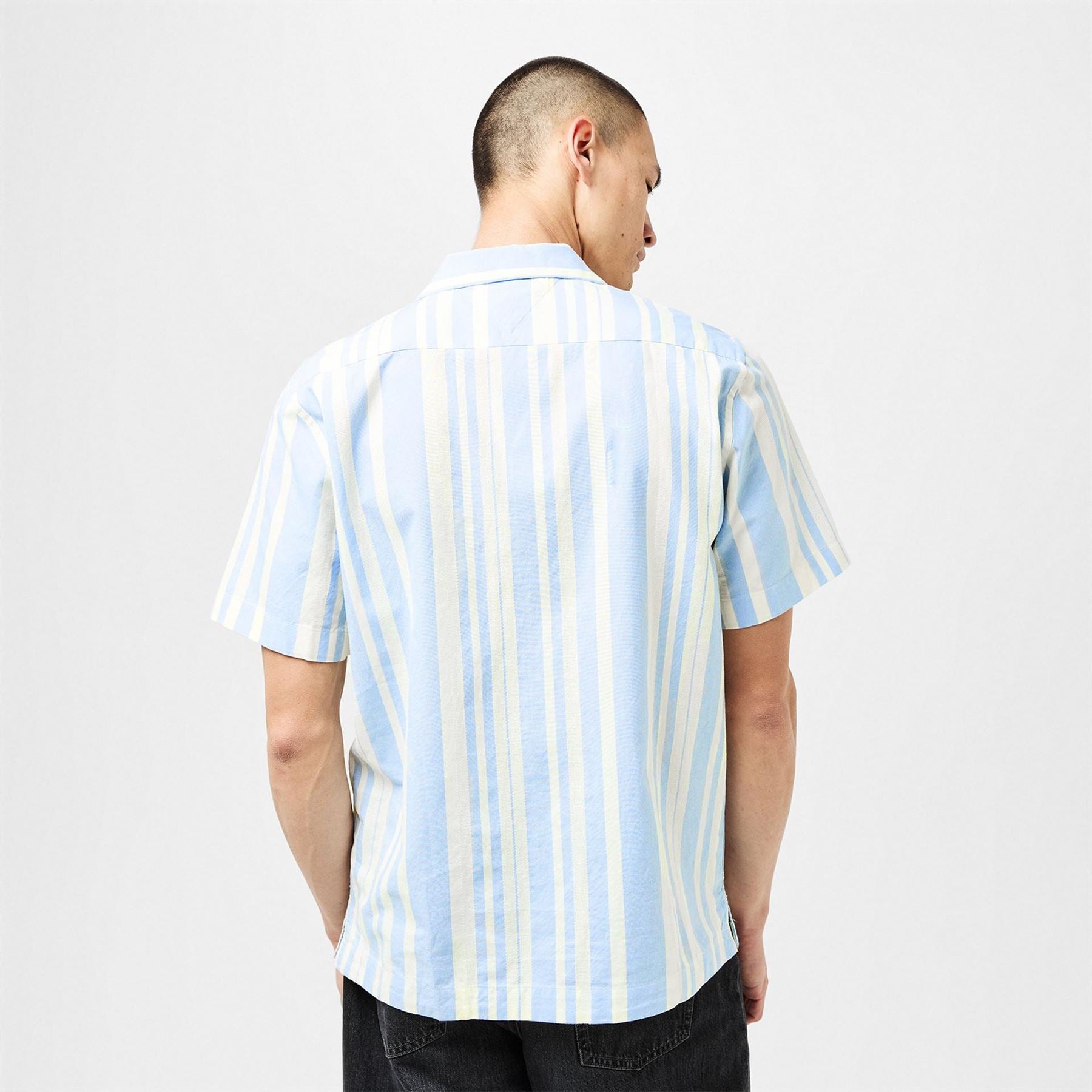 Tommy Hilfiger Horizontal Striped Short Sleeve Shirt