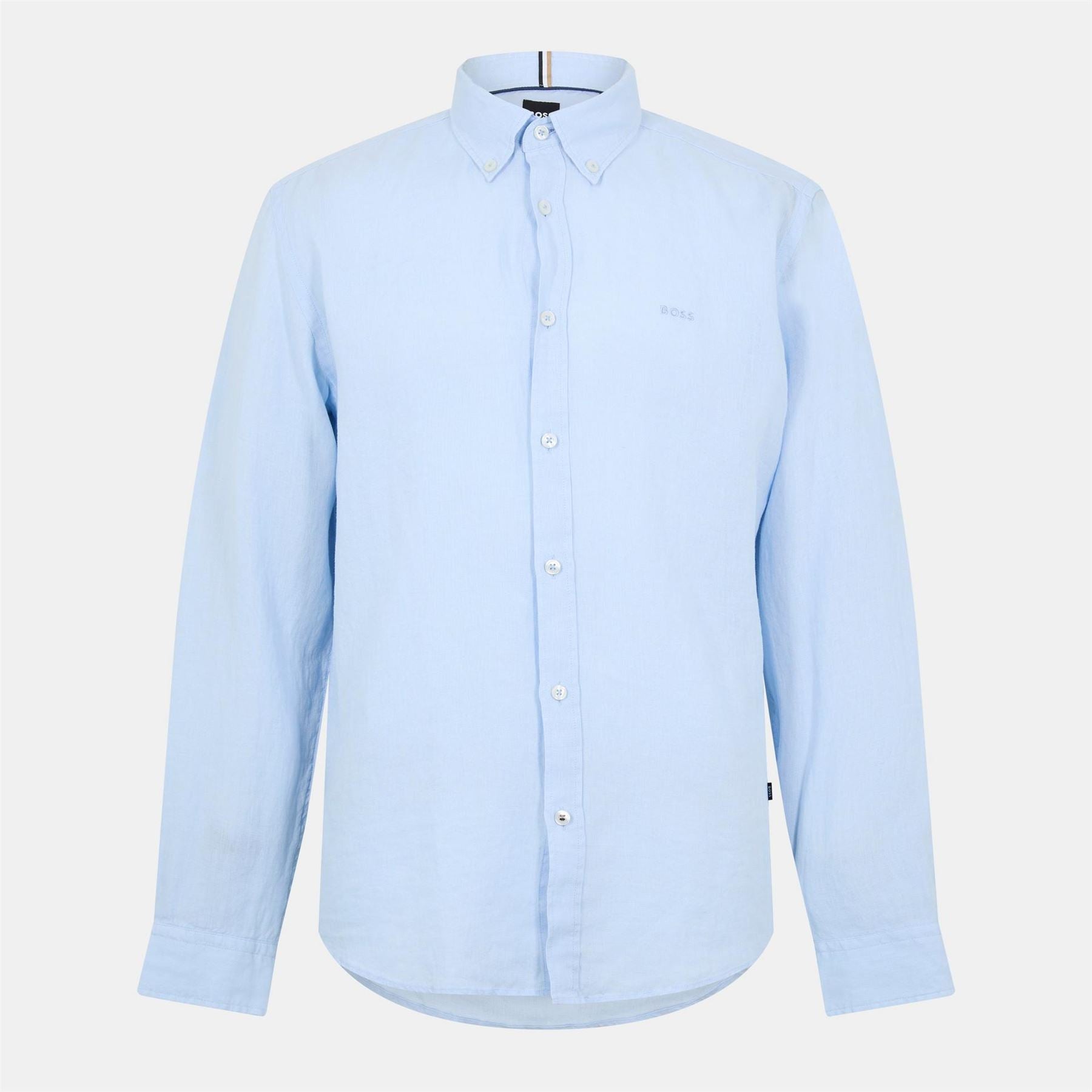 Boss Liam Regular Fit Cuff Sleeve Point Collar Shirt
