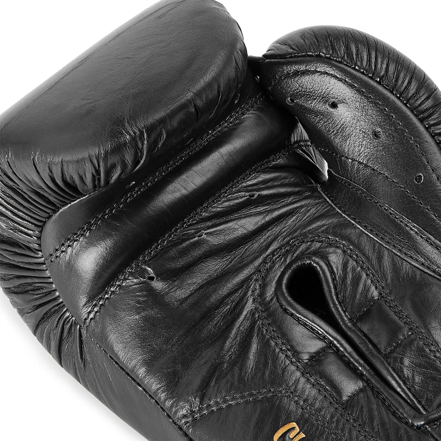 Everlast Pro Leather Hook And Loop Boxing Gloves