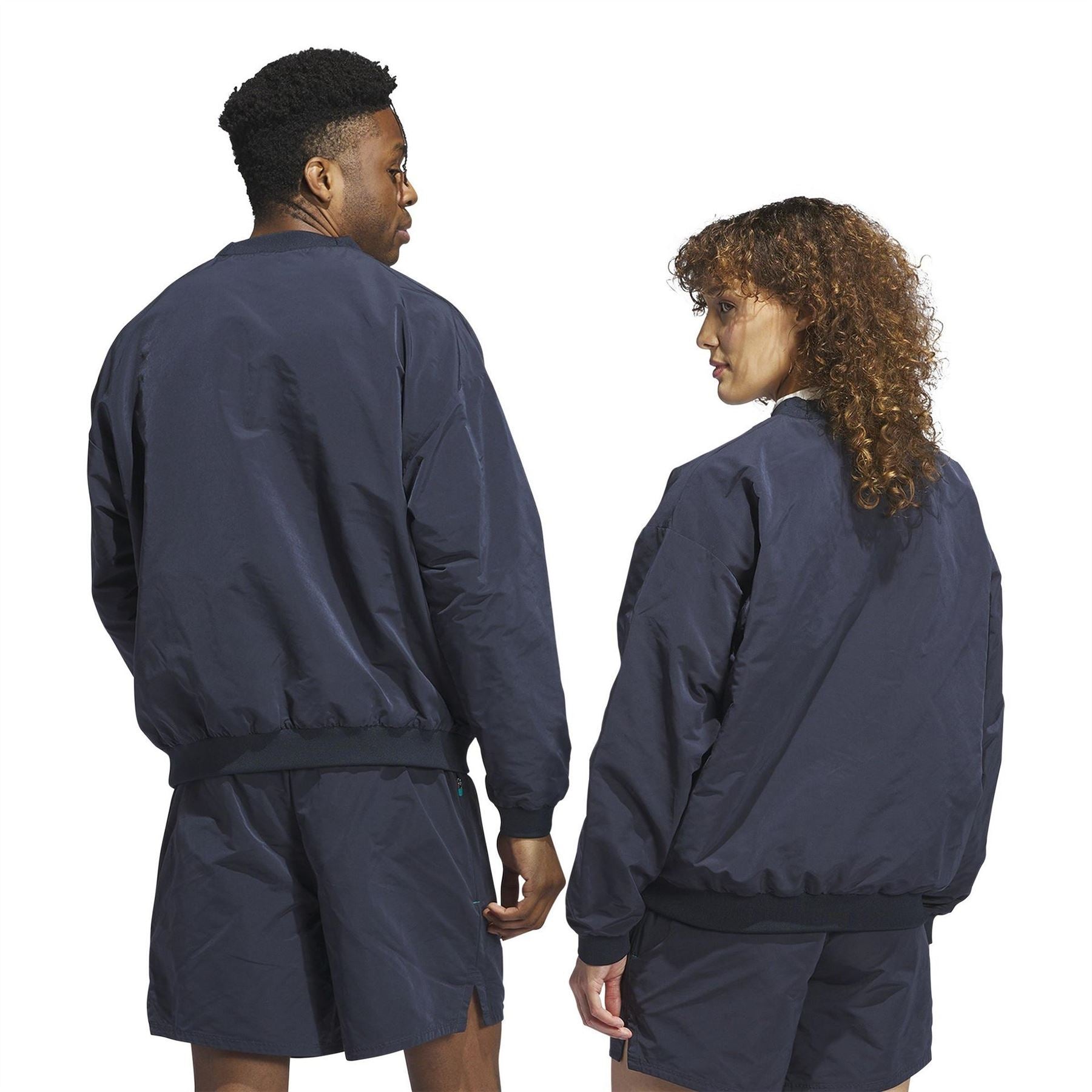 adidas Mens Woven Crewneck Sweatshirt