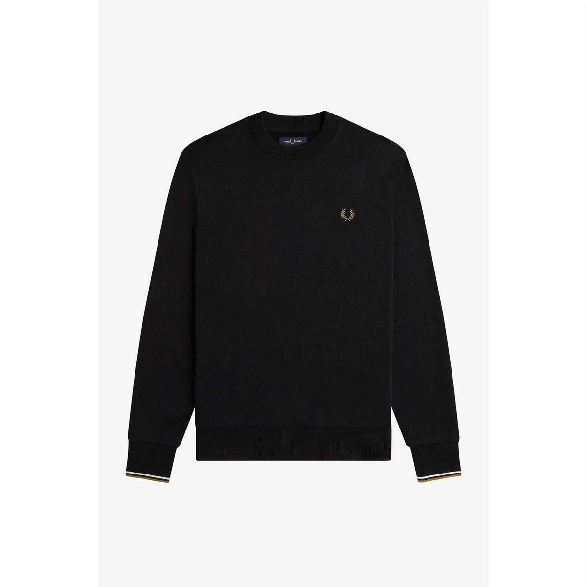 Fred Perry Crew Neck Cotton Sweatshirt