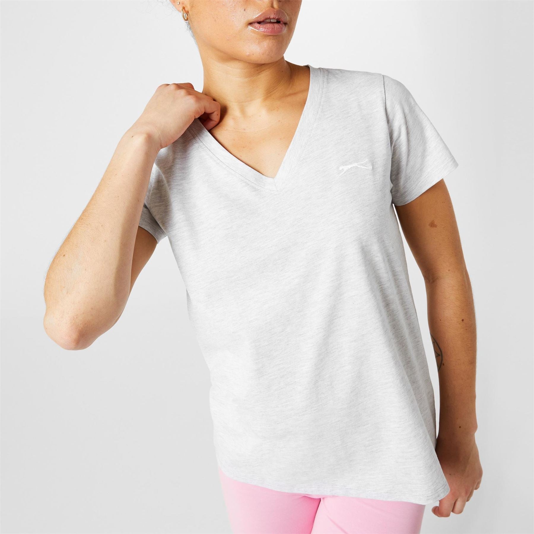 Slazenger Ladies V Neck Tee Shirt
