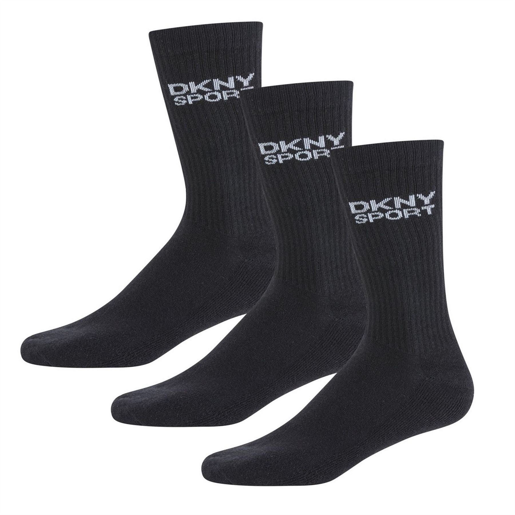 DKNY Mens 3 Pack Sports Socks Radde