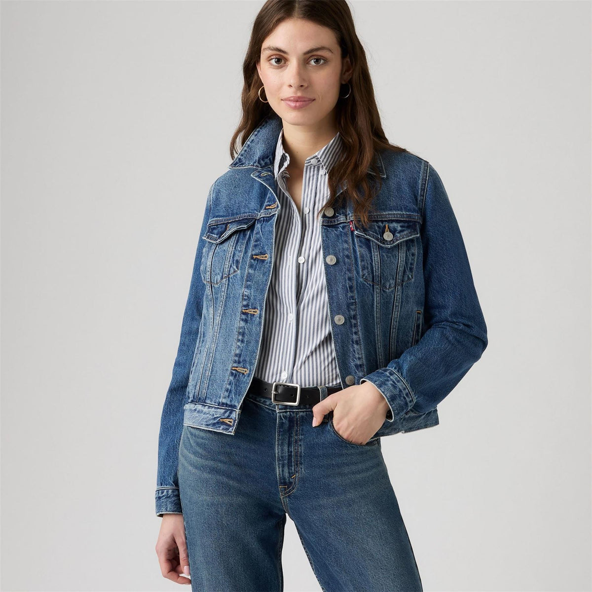 Levis Trucker Black Air