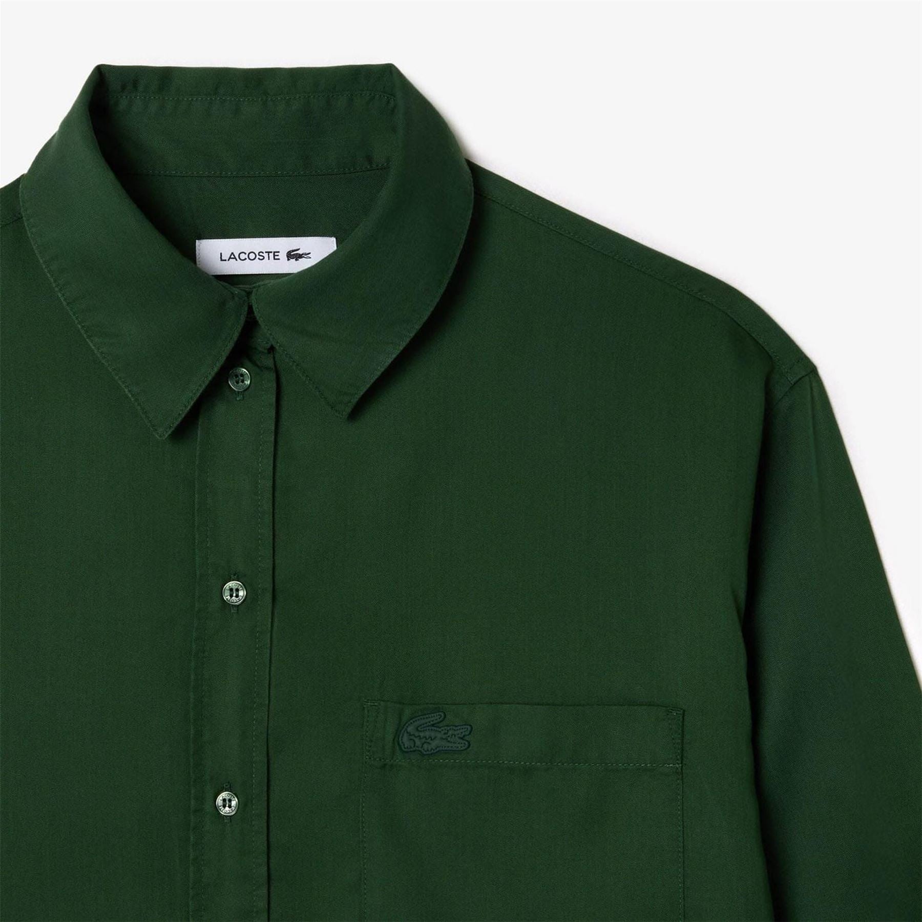 Lacoste Oversized Lyocell Shirt