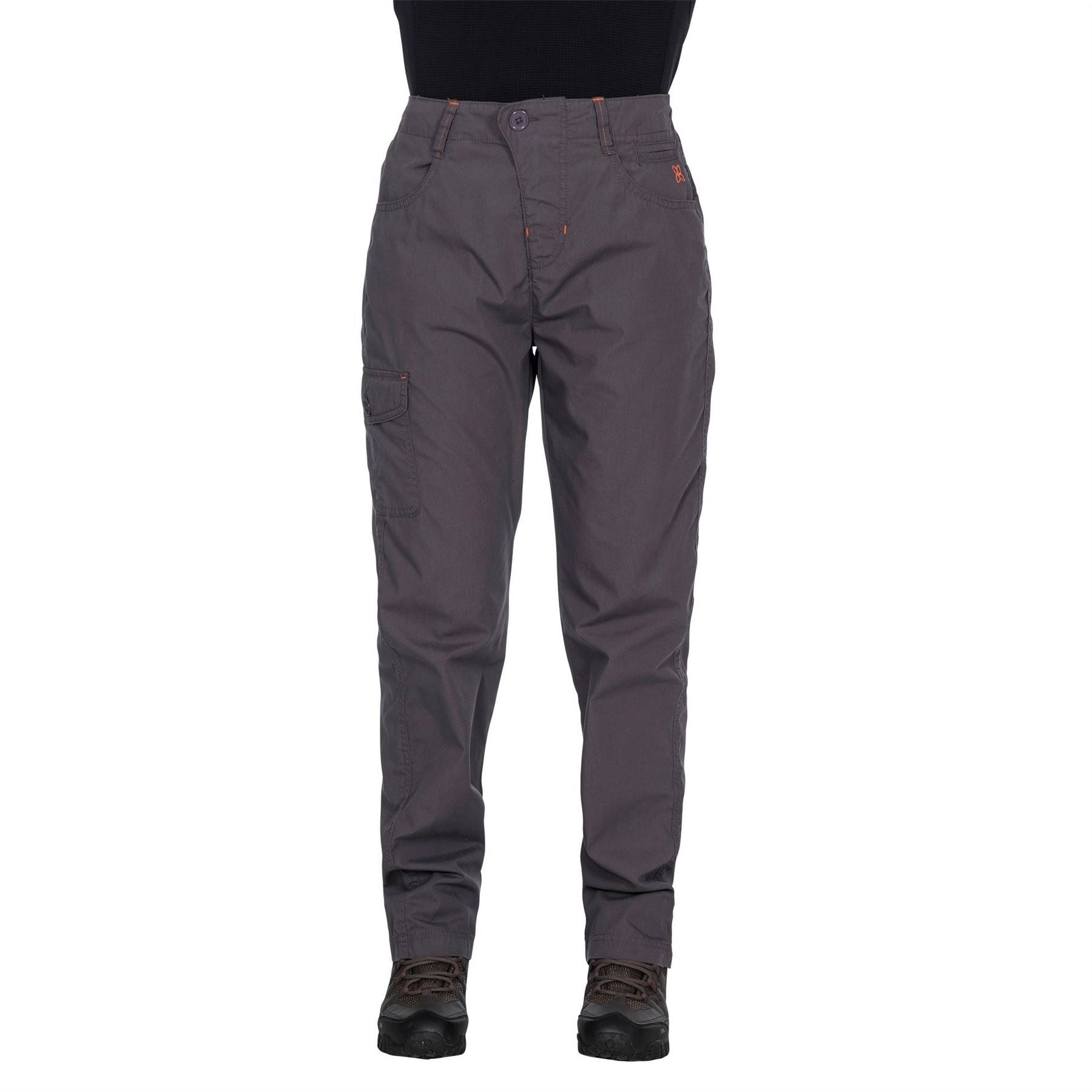 Trespass Rambler Solid Patterned Straight Cargo Trousers