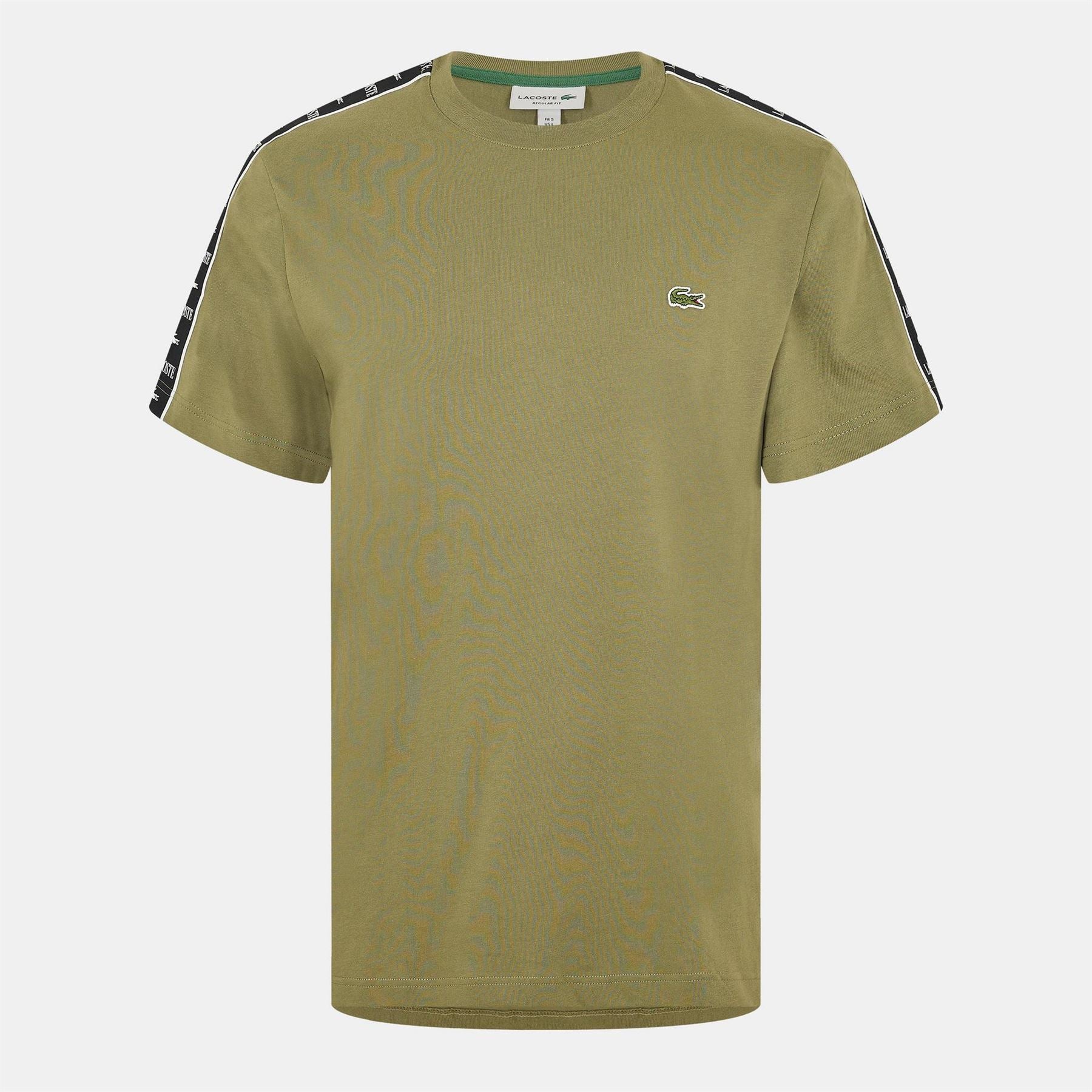 Lacoste Regular Fit Lacoste Lettering Crew Neck T-Shirt