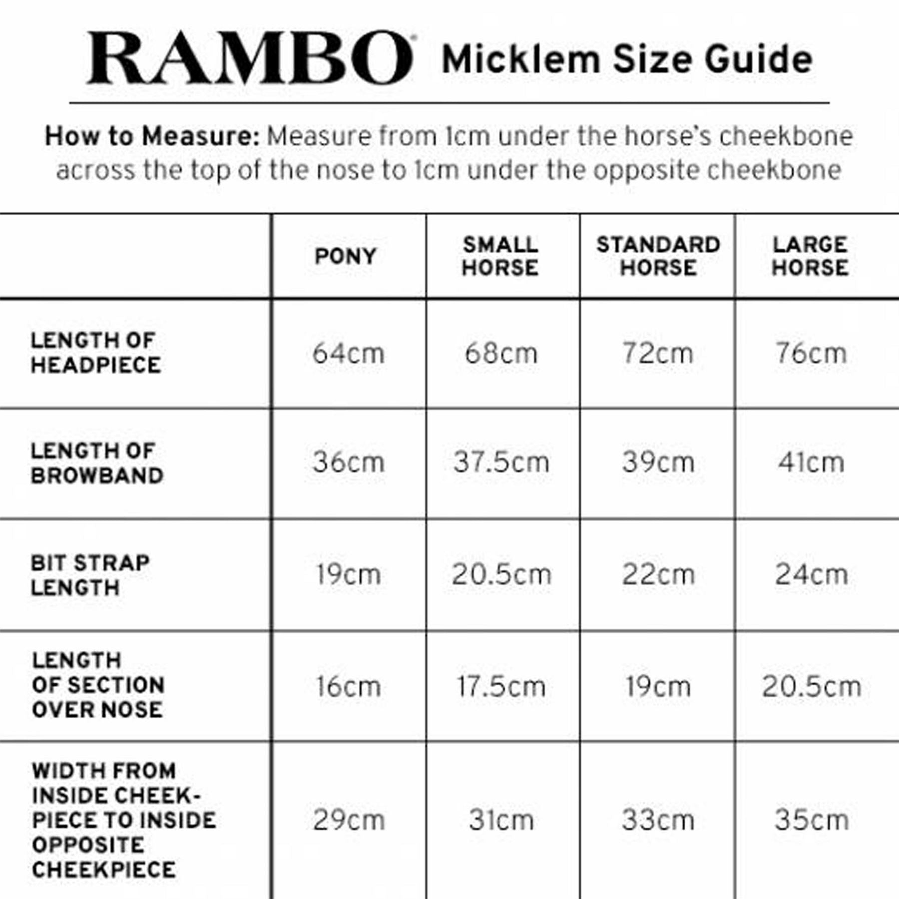 Rambo Micklem Original Competition Bridle