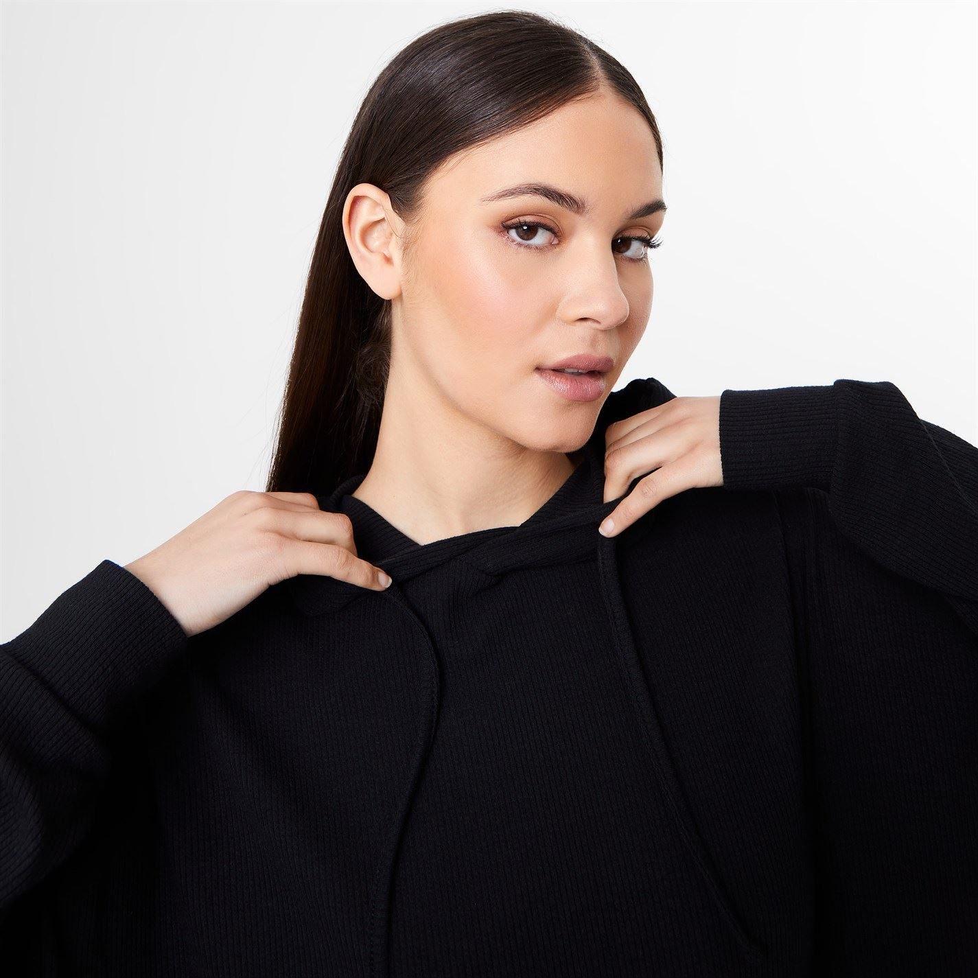 USA Pro Ribbed Slouchy Hoodie