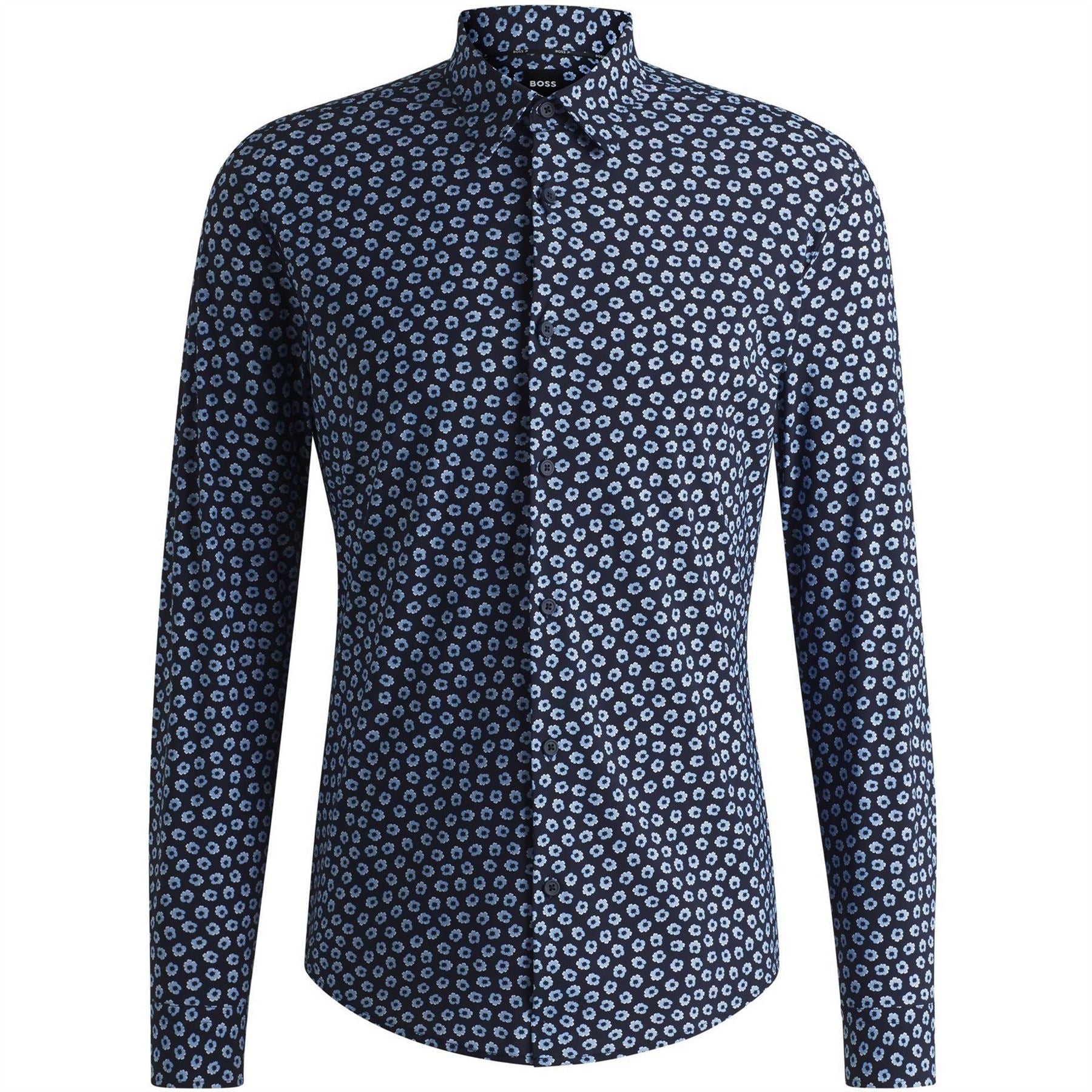 Boss P Roan Kent C1 233 Patterned Long Sleeve Shirt