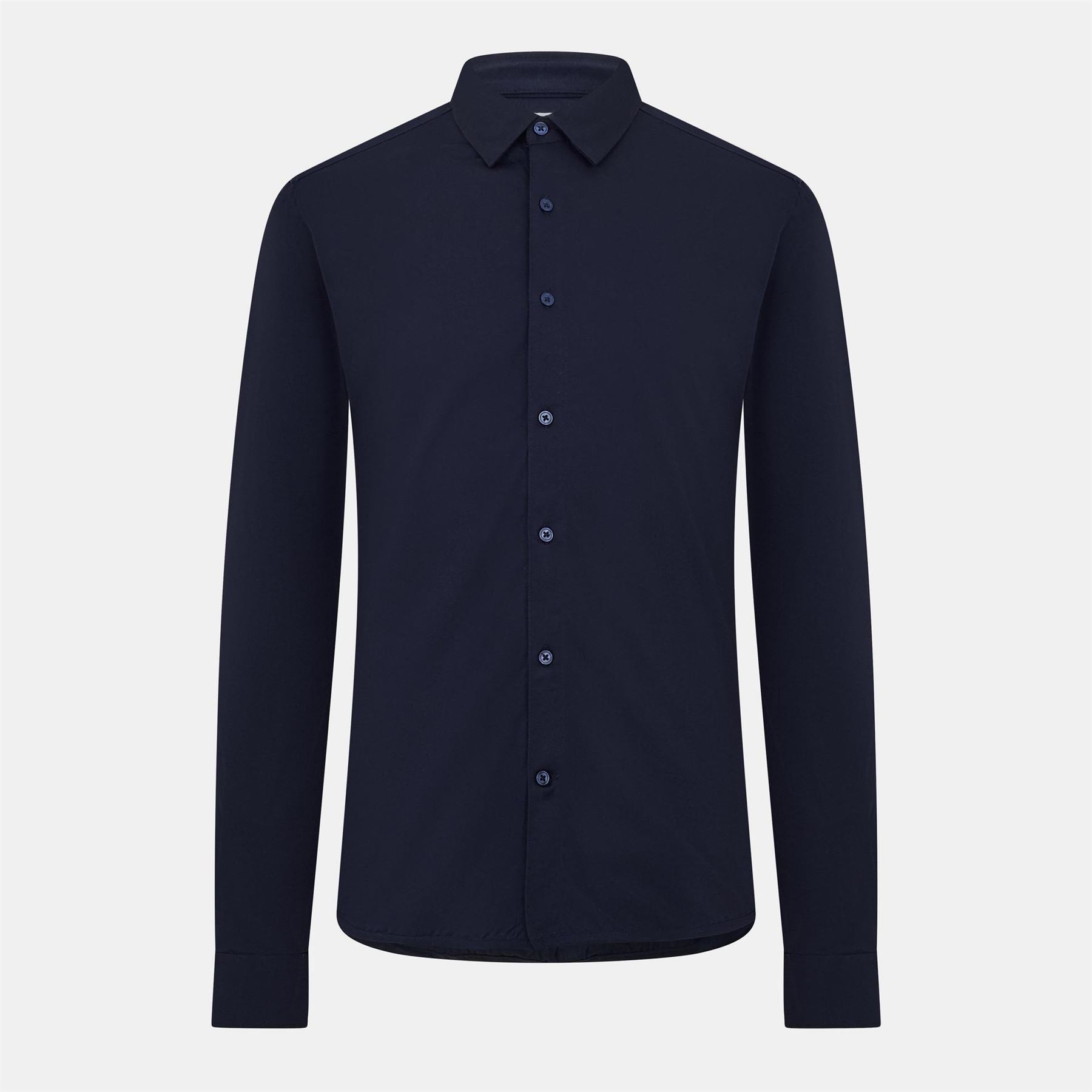 Only Regular Fit Long Sleeve Point Collar Shirt