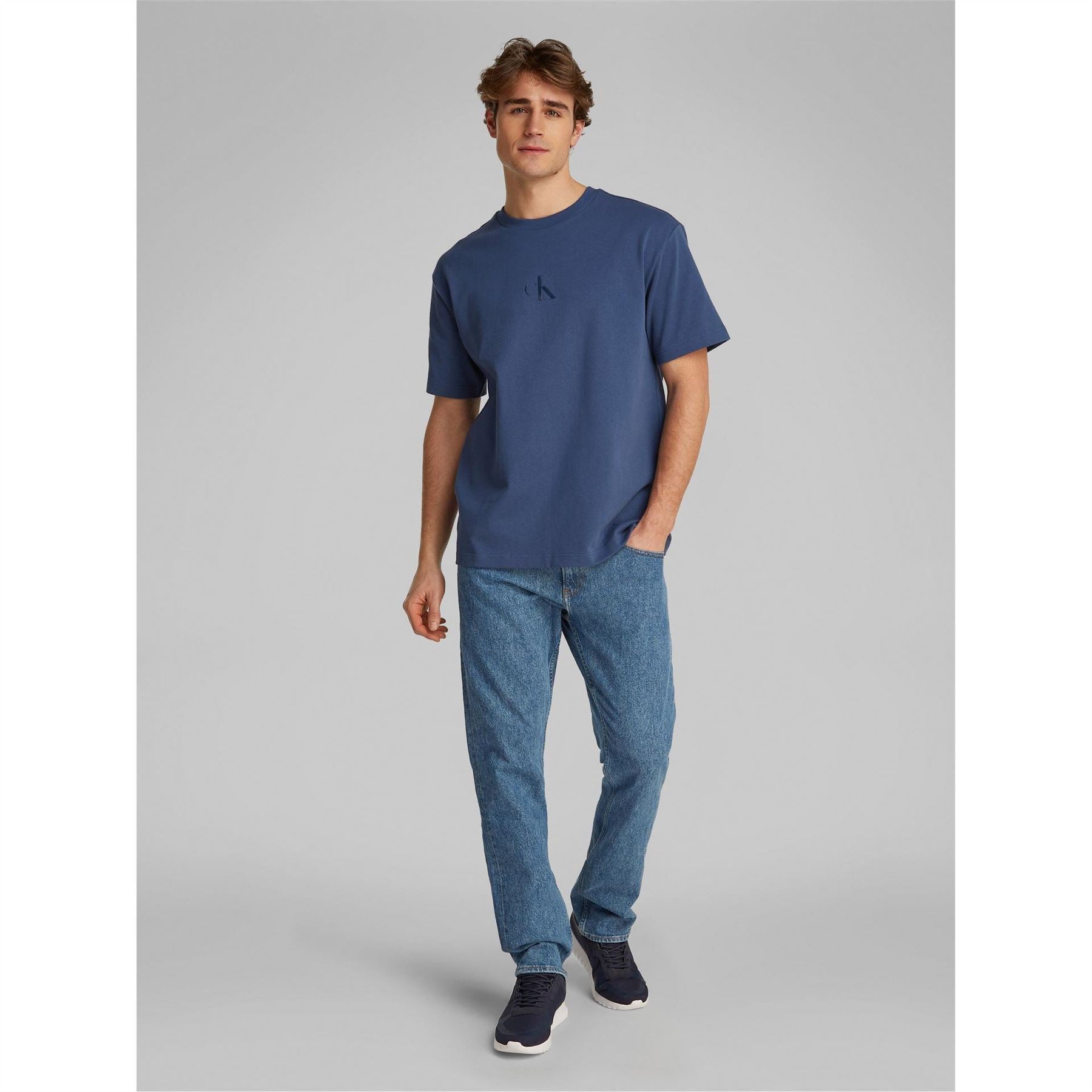 Calvin Klein Jeans Regular Fit Crew Neck Monologo T-Shirt