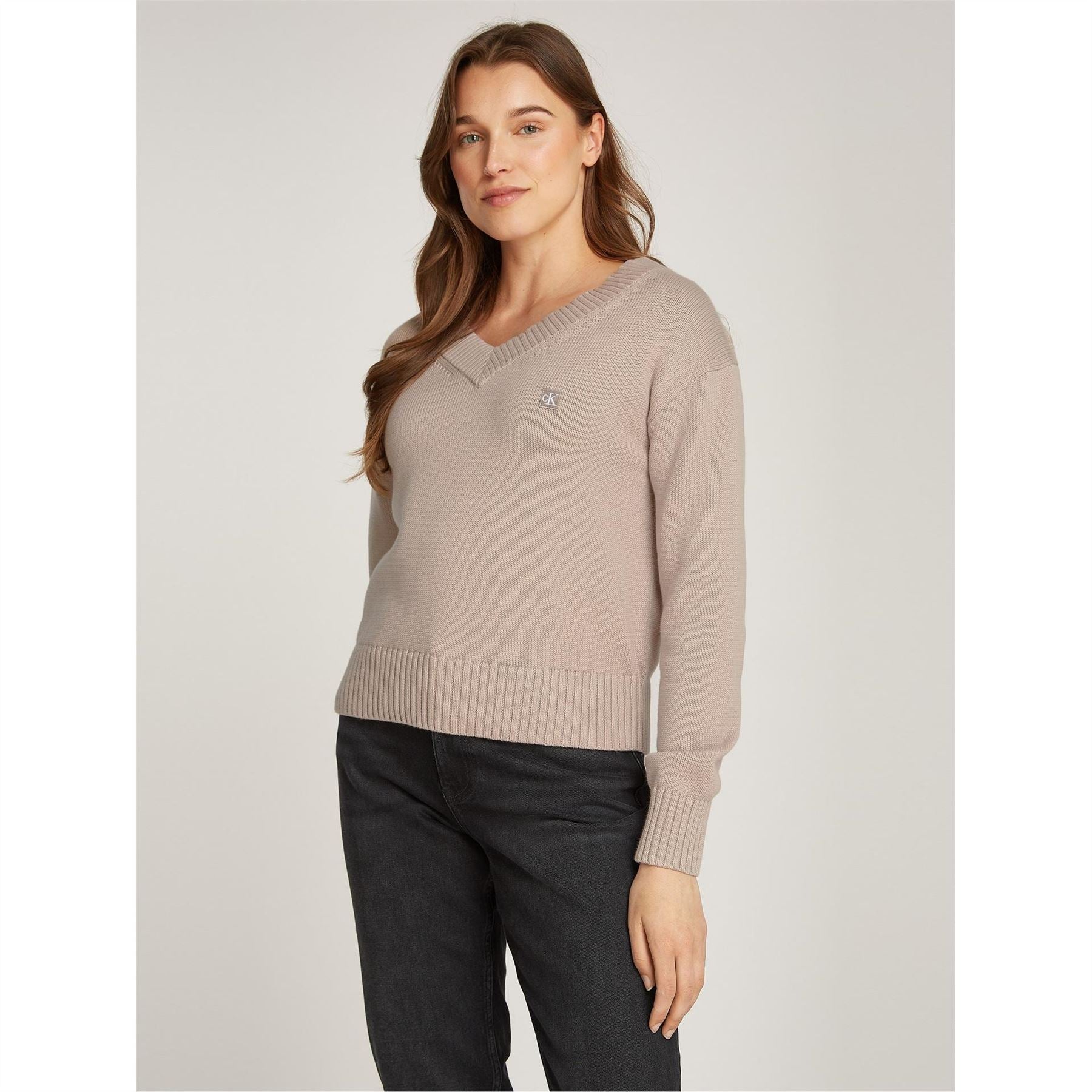 Calvin Klein Jeans  Neck Pullover Sweater