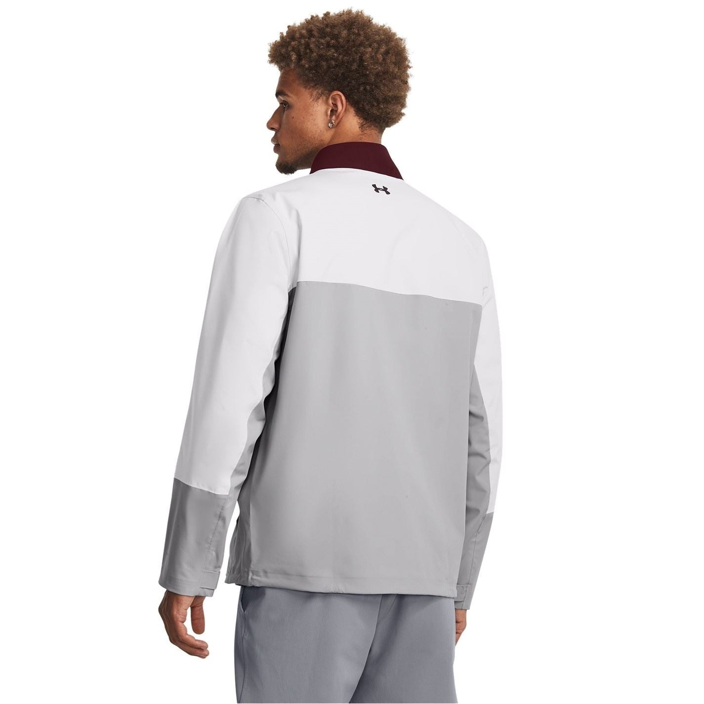 Under Armour Color Block Mock Neck Performance Jacket