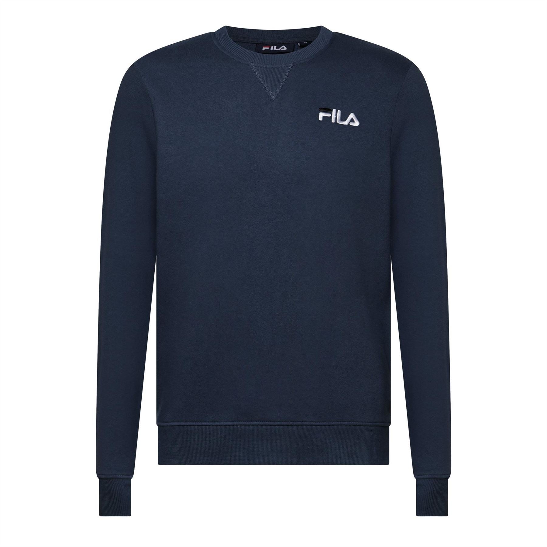 Fila Casper Wordmark Crew Neck Long Sleeve Sweatshirt