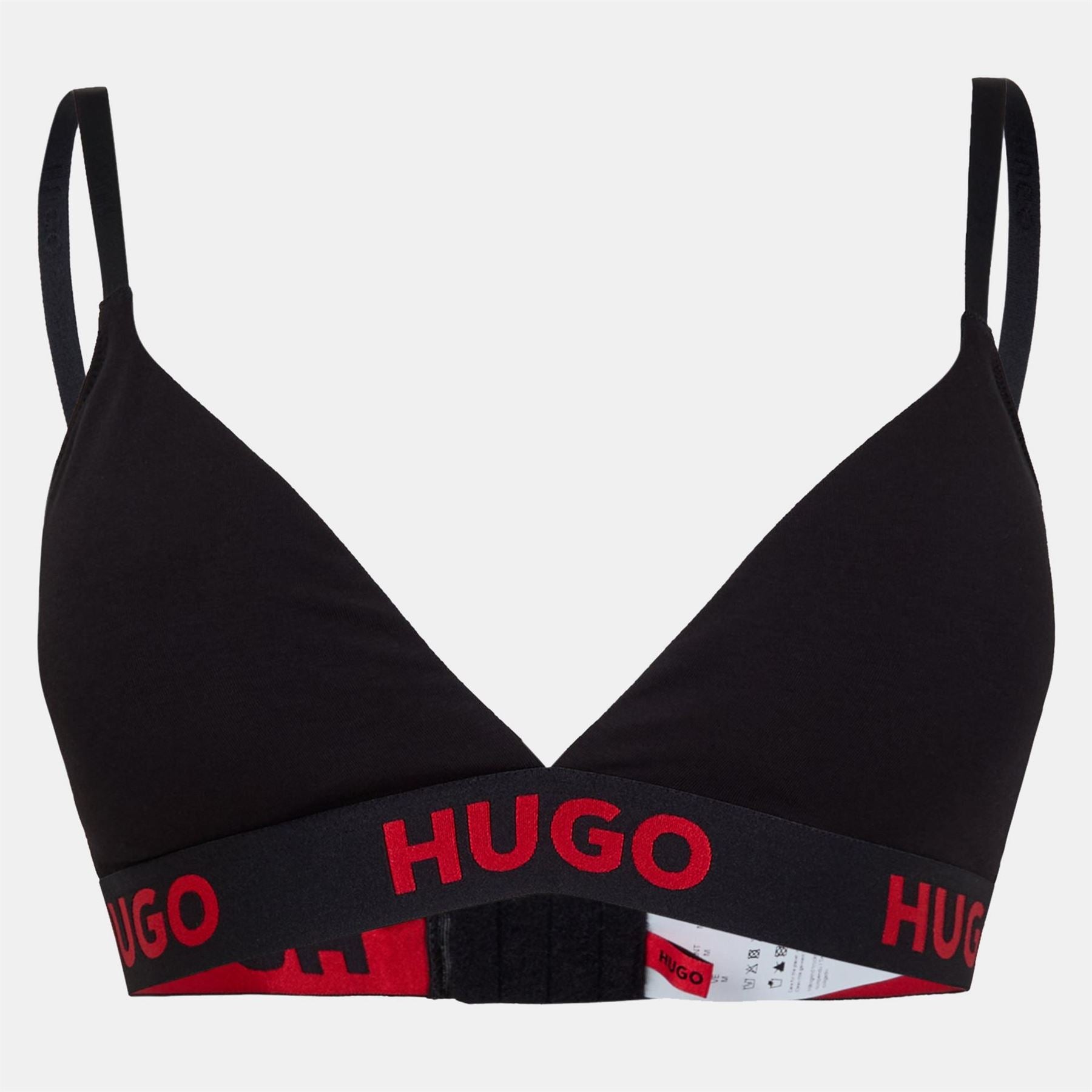 Hugo Sporty Logo Non Wired Triangle Bralette