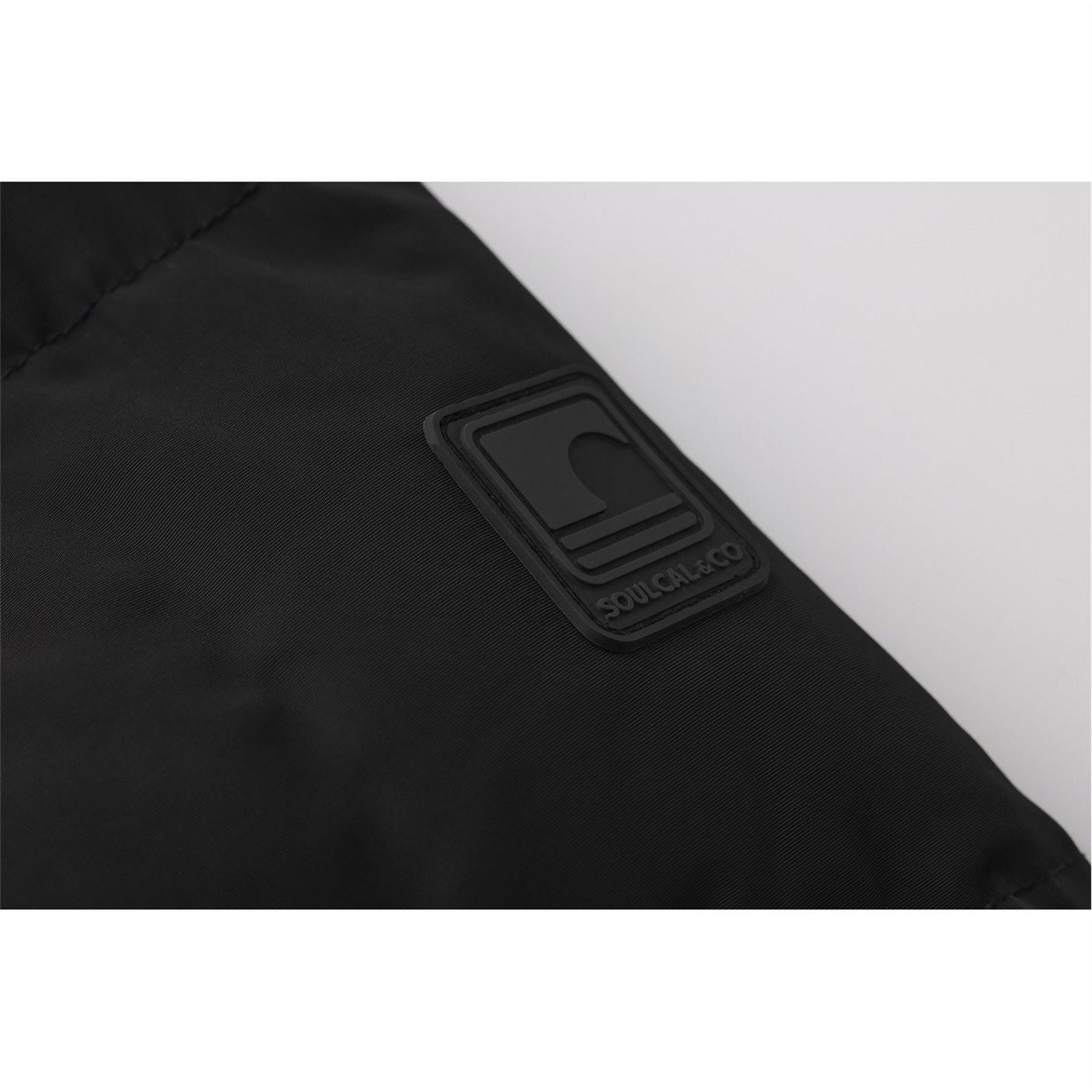 SoulCal Mens Cal 2 Zip Bubble Jacket For