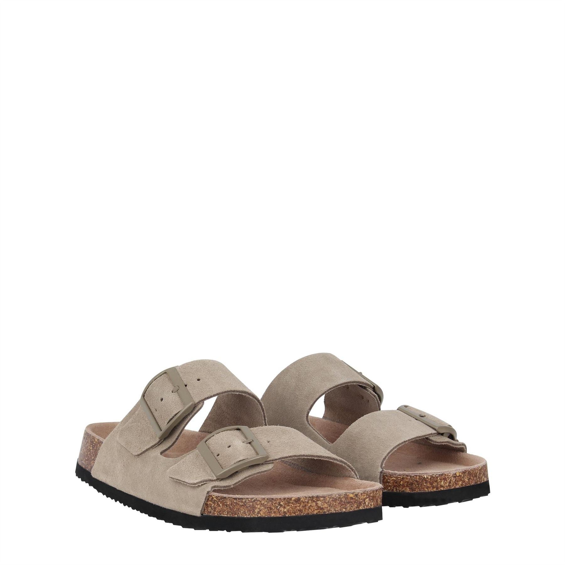 Jack Wills Cork Strap Open Toe Slide Sandals