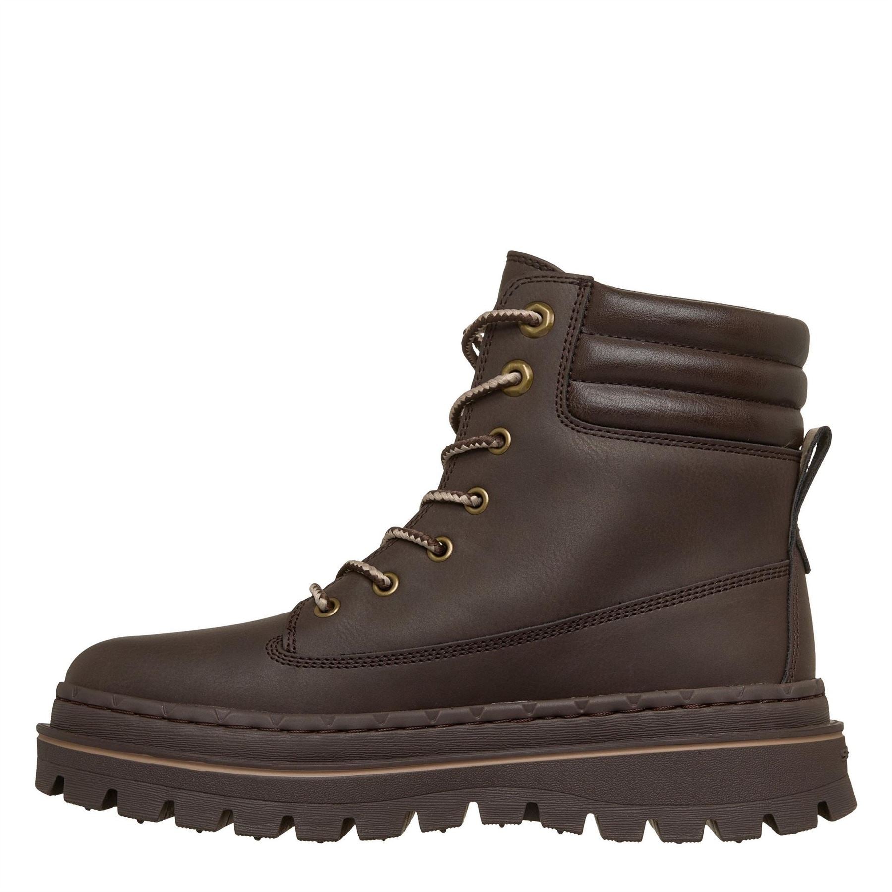 Skechers Jammers Lace Up Lug Sole Platform Boots