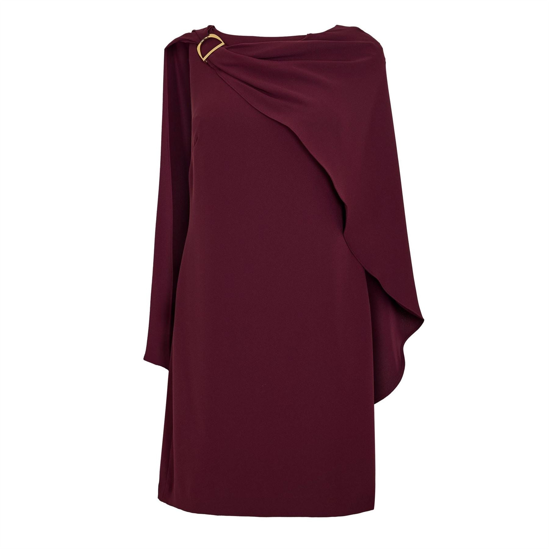 Lauren by Ralph Lauren Frodina Boat Neck Long Sleeve Mini Dress