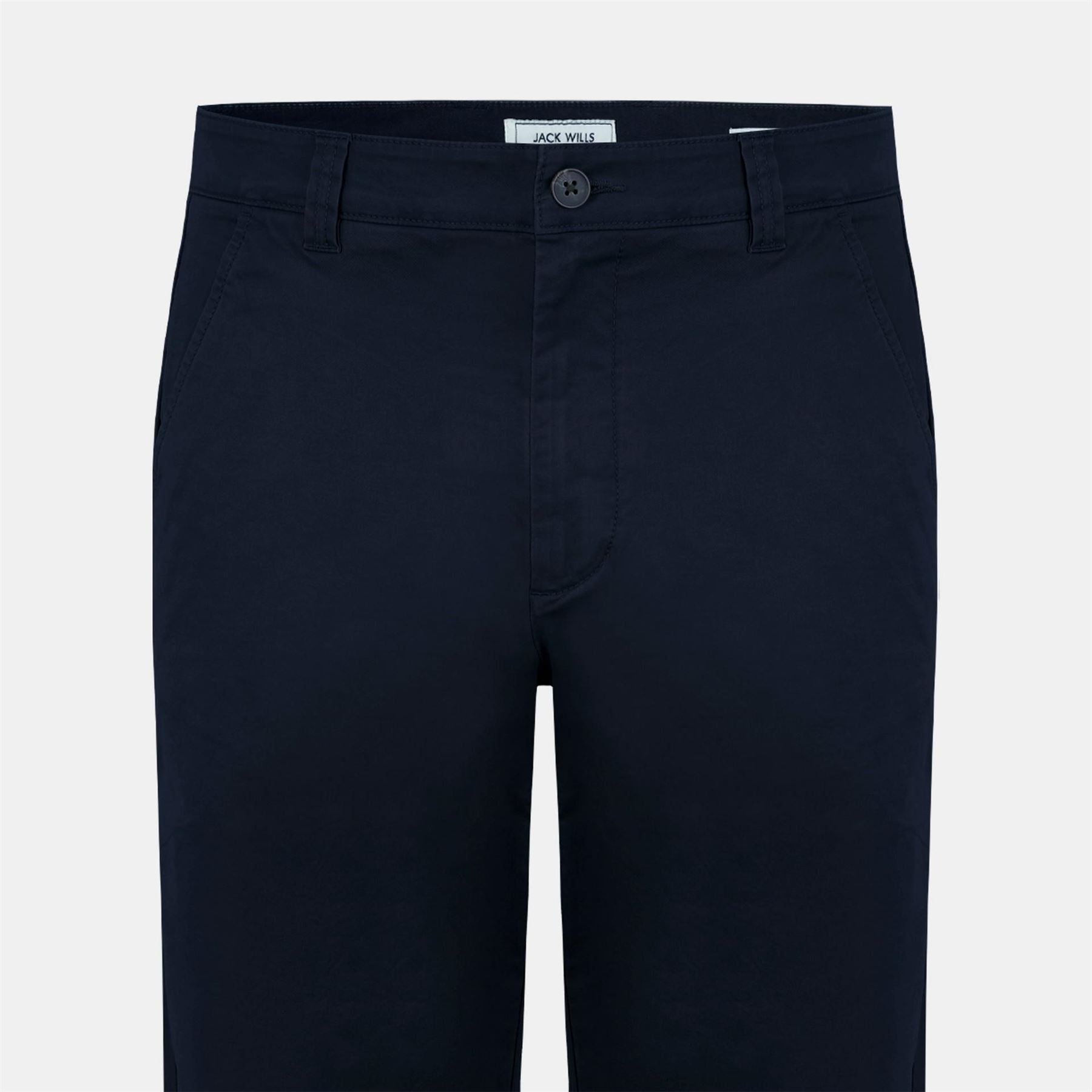 Jack Wills Relaxed Solid Patterned Chinos