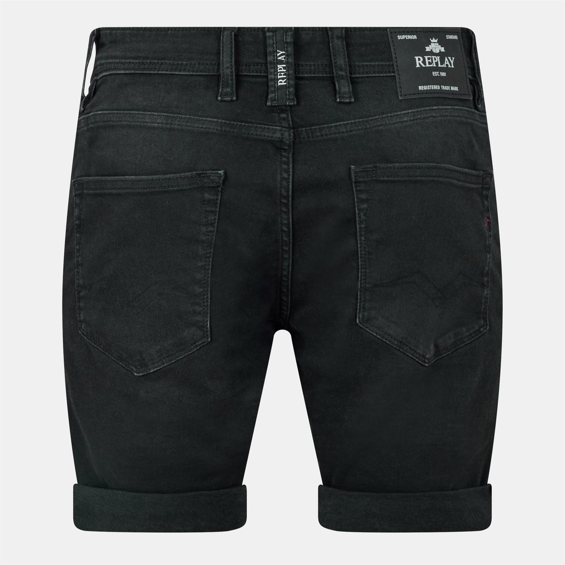 Replay Stretch Slim Fit Denim Shorts