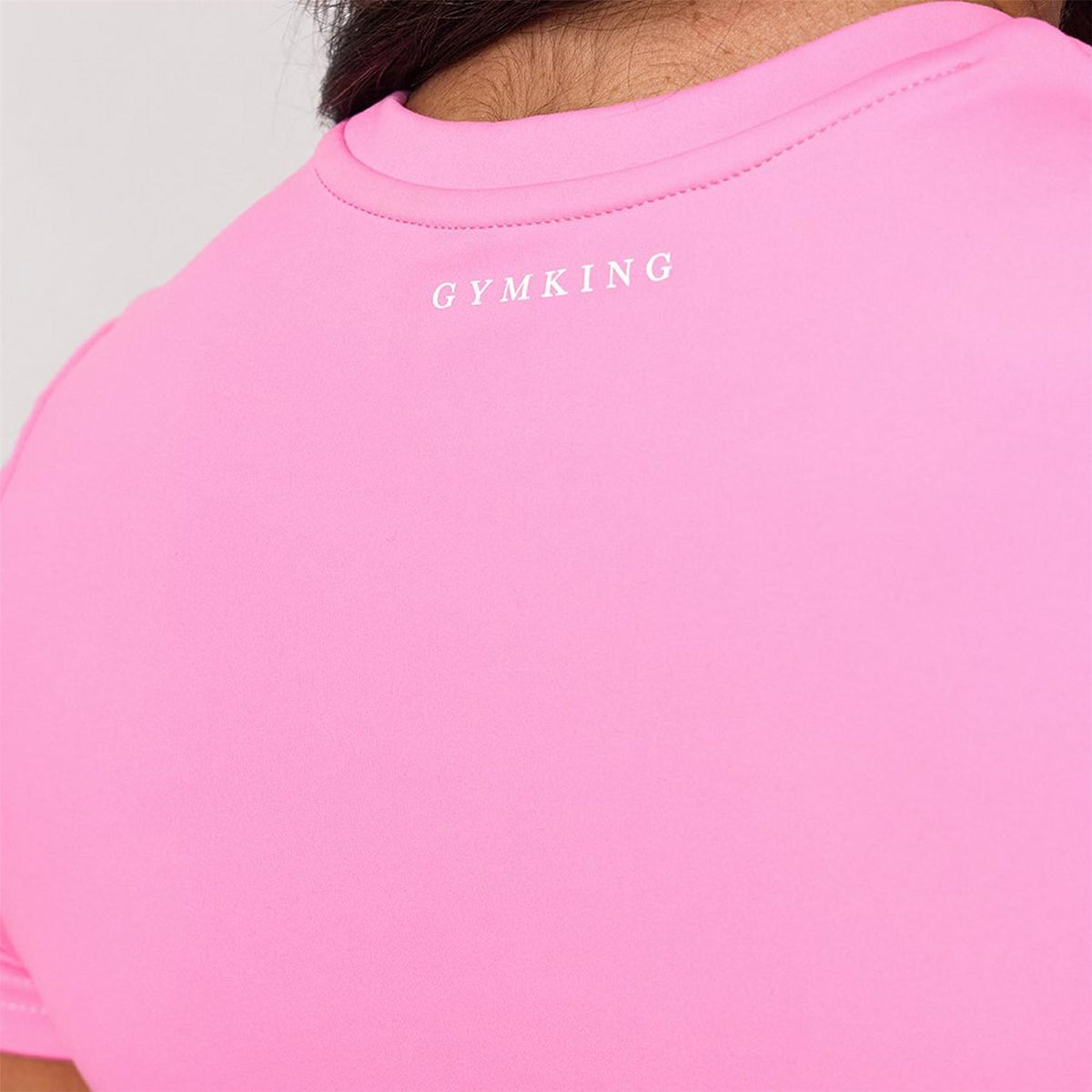 Gym King King 365 Cap Sleeve Tee   Carnation Pink