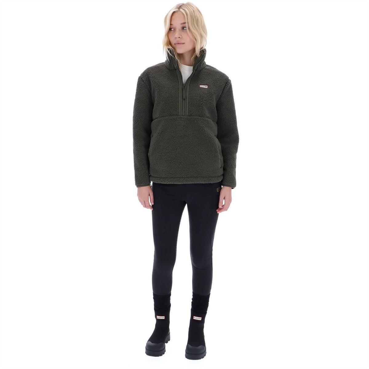 Hunter Borg Funnel Neck Long Sleeve Sweatshirt
