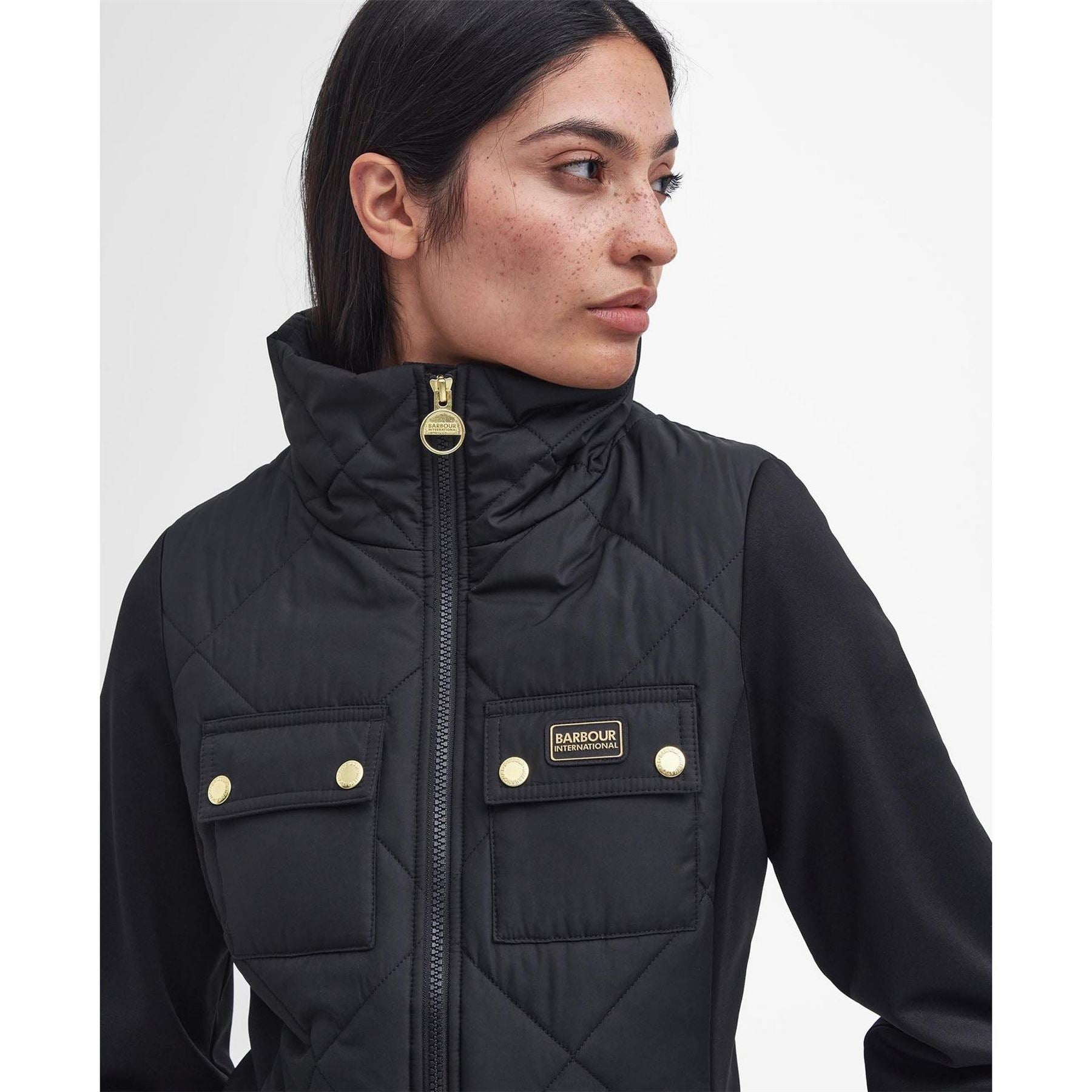 Barbour International Quilted Sweatshirt